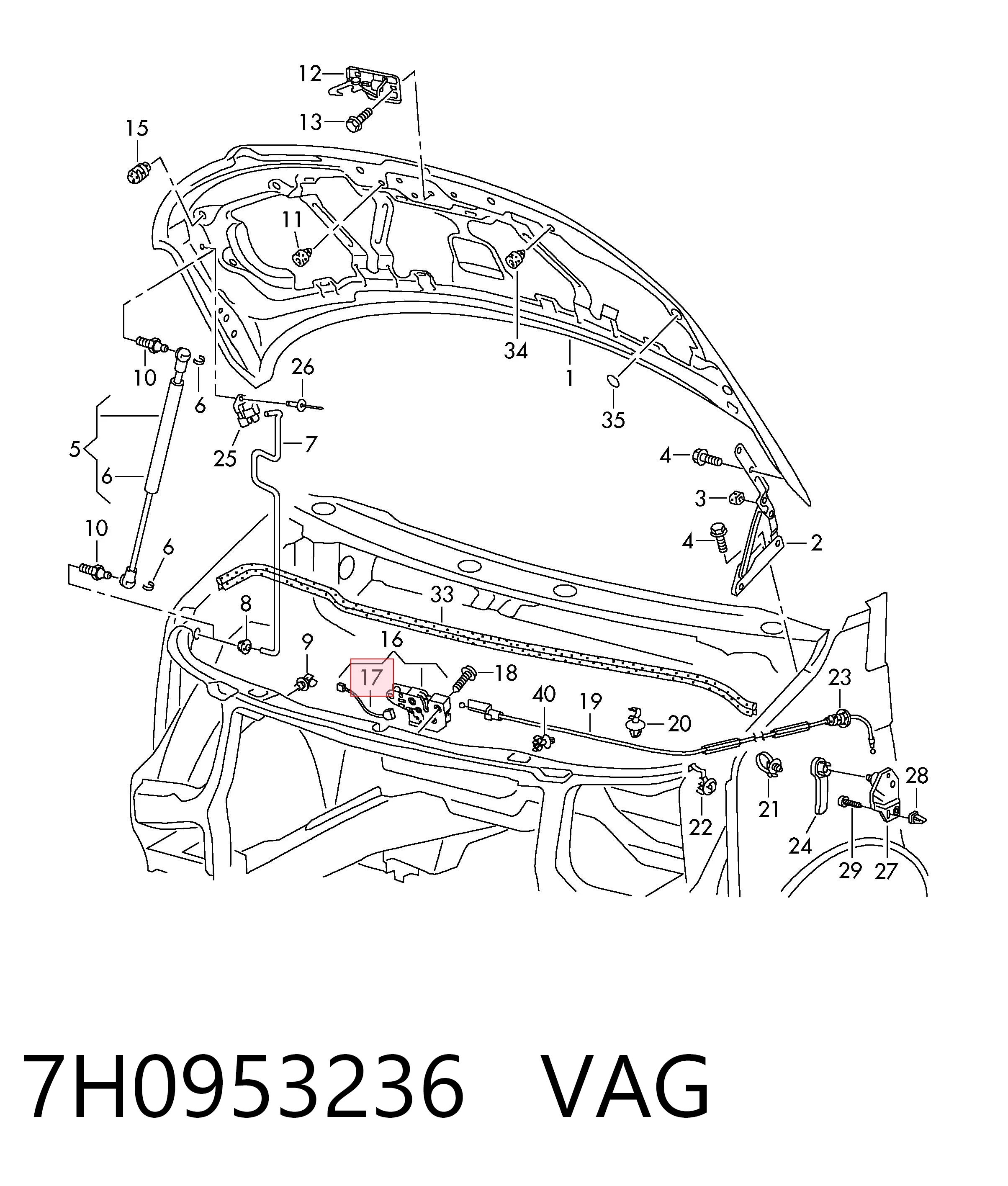  VAG 7H0953236 цена, от 73.72 USD