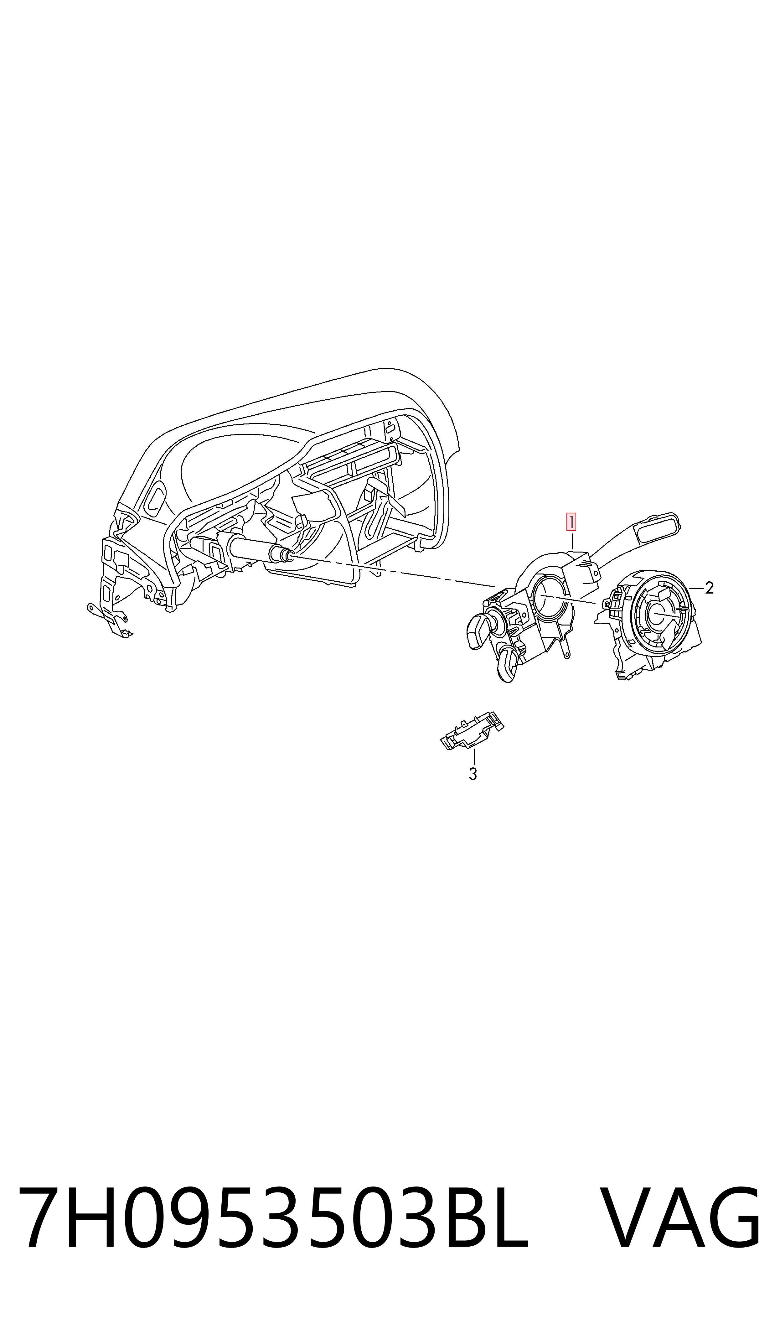 Переключатели подрулевые Seat Ibiza IV хэтчбек (6J5, 6P1) (2008 - 2017) цена, от 104.65 USD