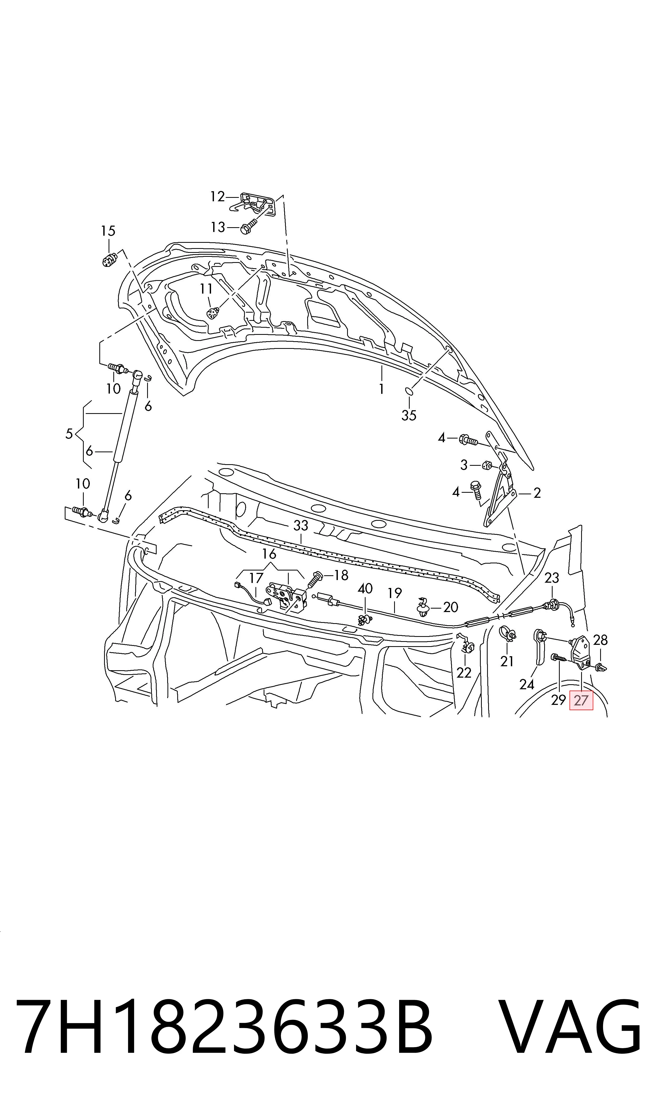 Кронштейн ручки открывания капота Kemp 77644248 цена, от 15.80 USD