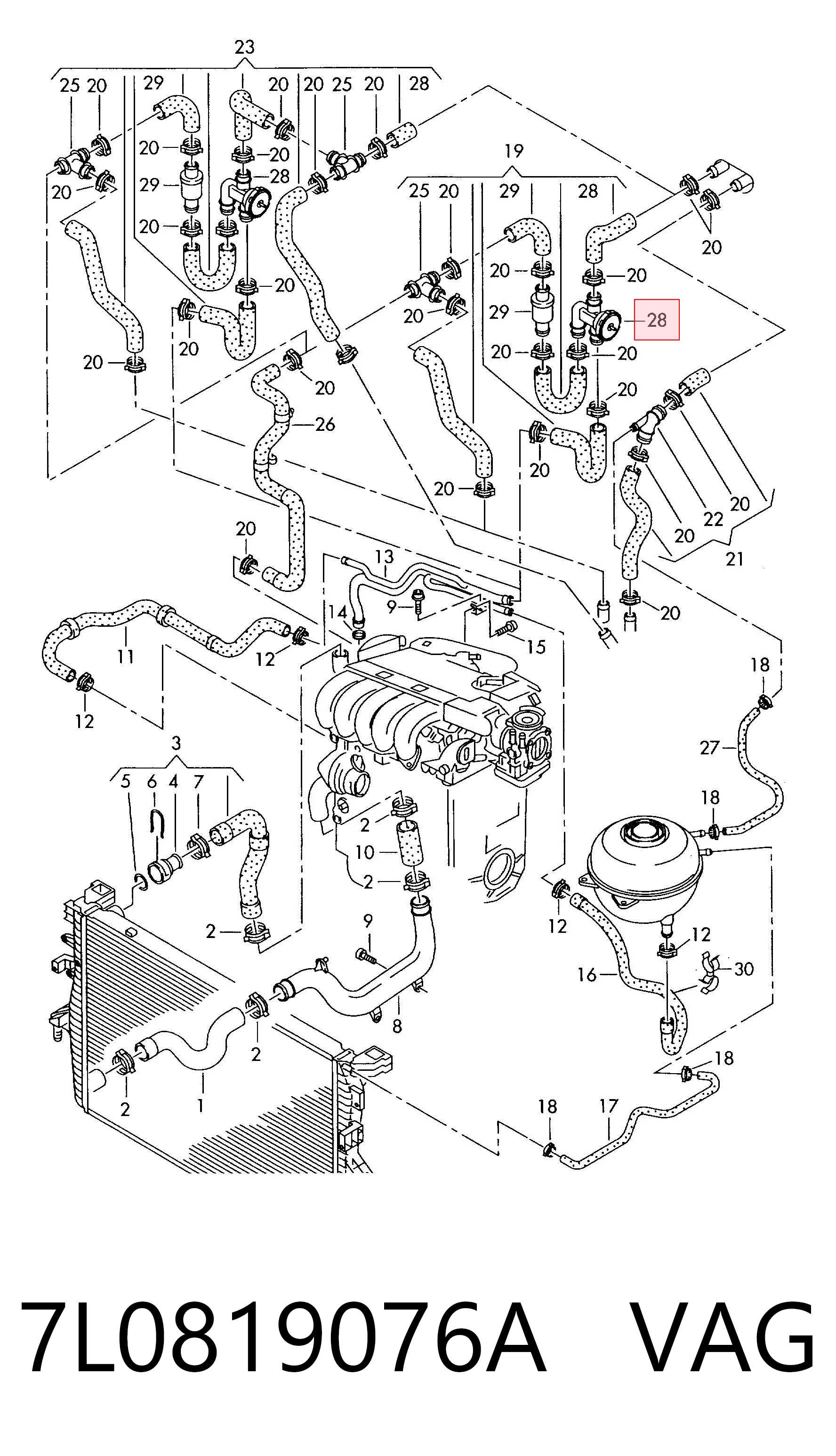 Купить Кран печки Фольксваген Мультиван T5 7HM, 7HN, 7HF, 7EF, 7EM, 7EN