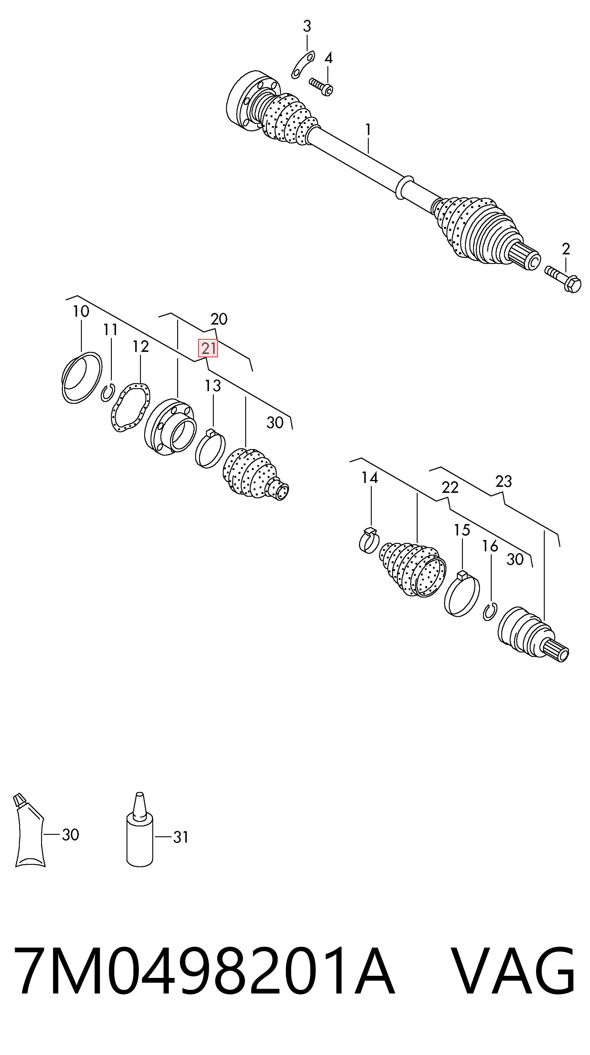 Пыльник ШРУСа внутренний, передней полуоси GKN-Spidan 0024657