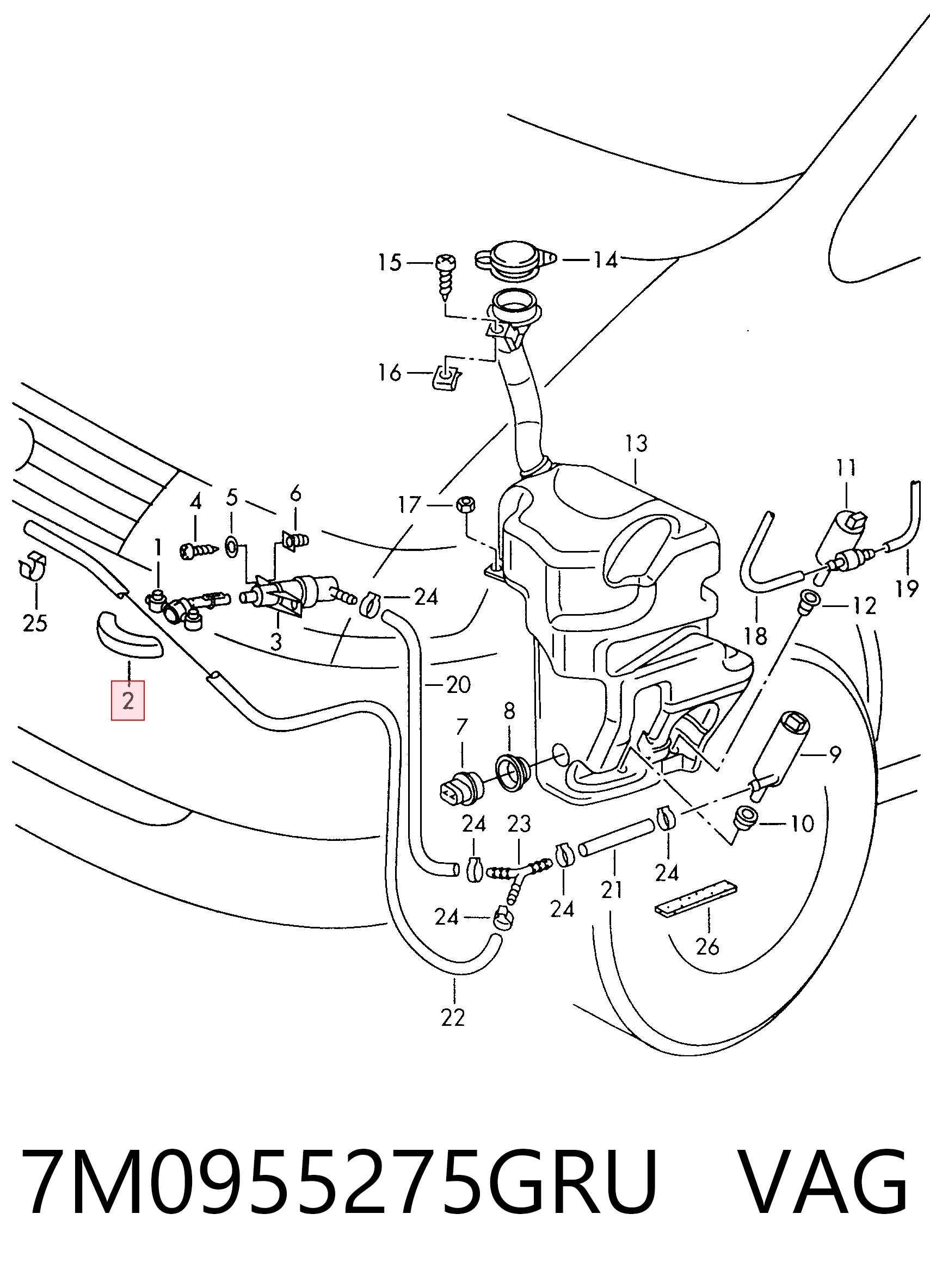 7M0955275GRU VAG