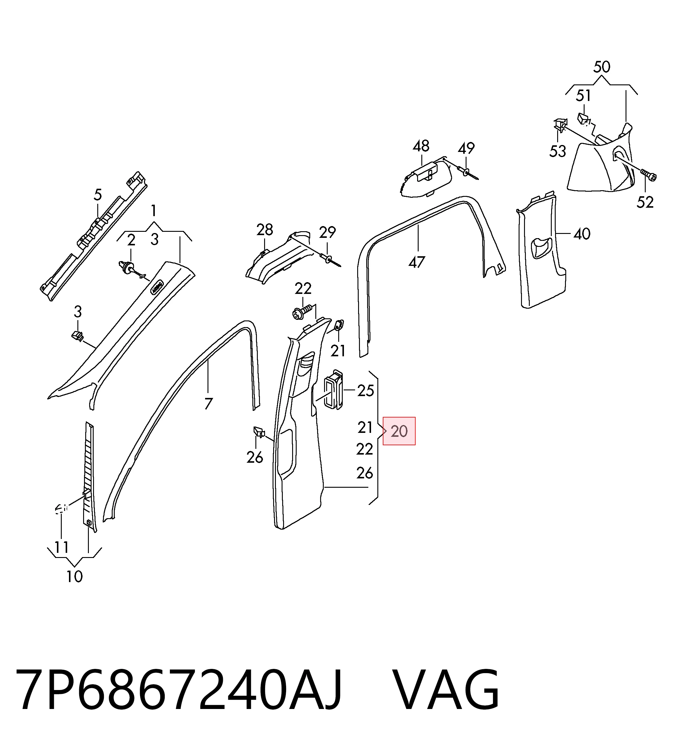 7P6867240AJ VAG 