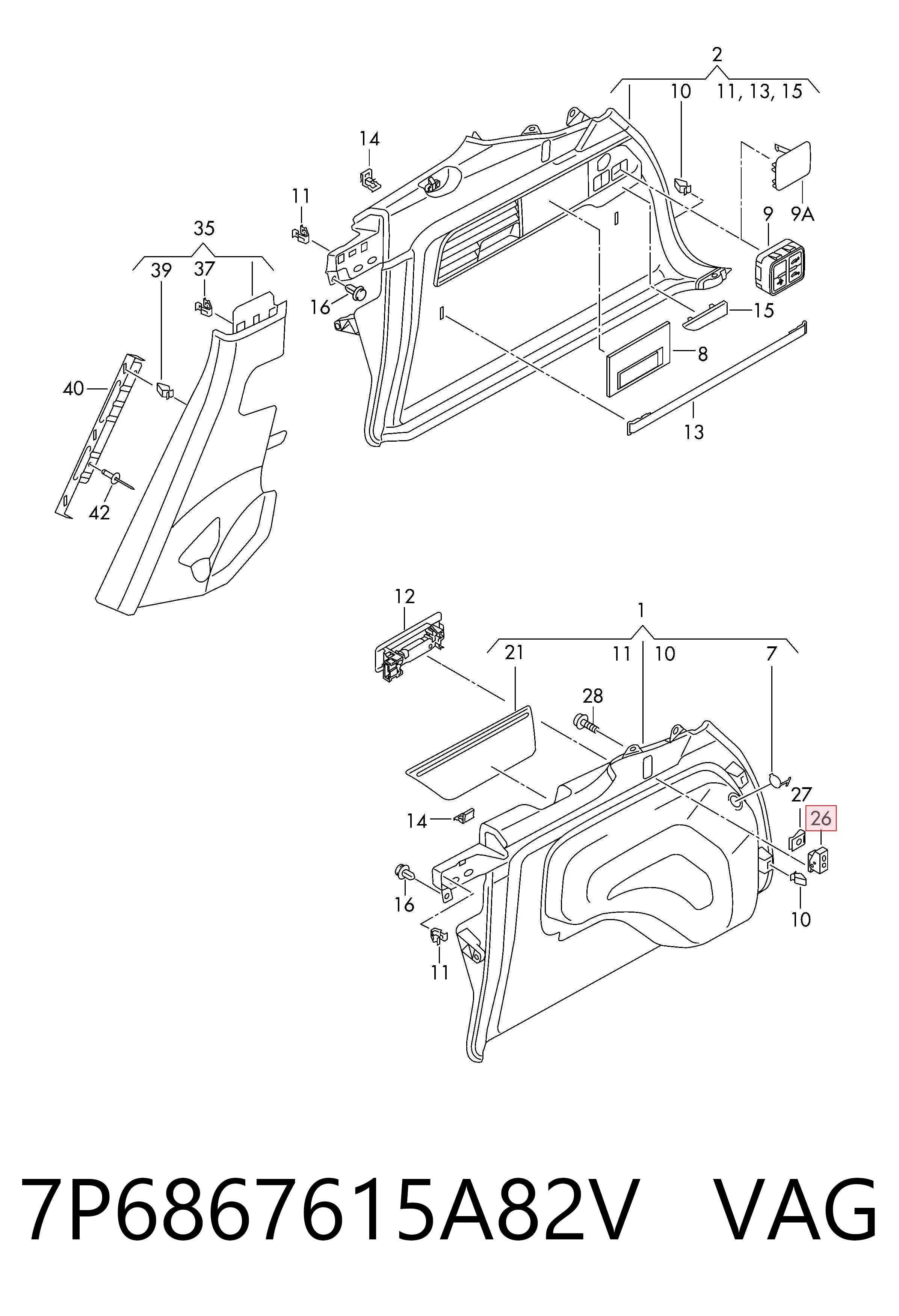 7P6867615A82V VAG 