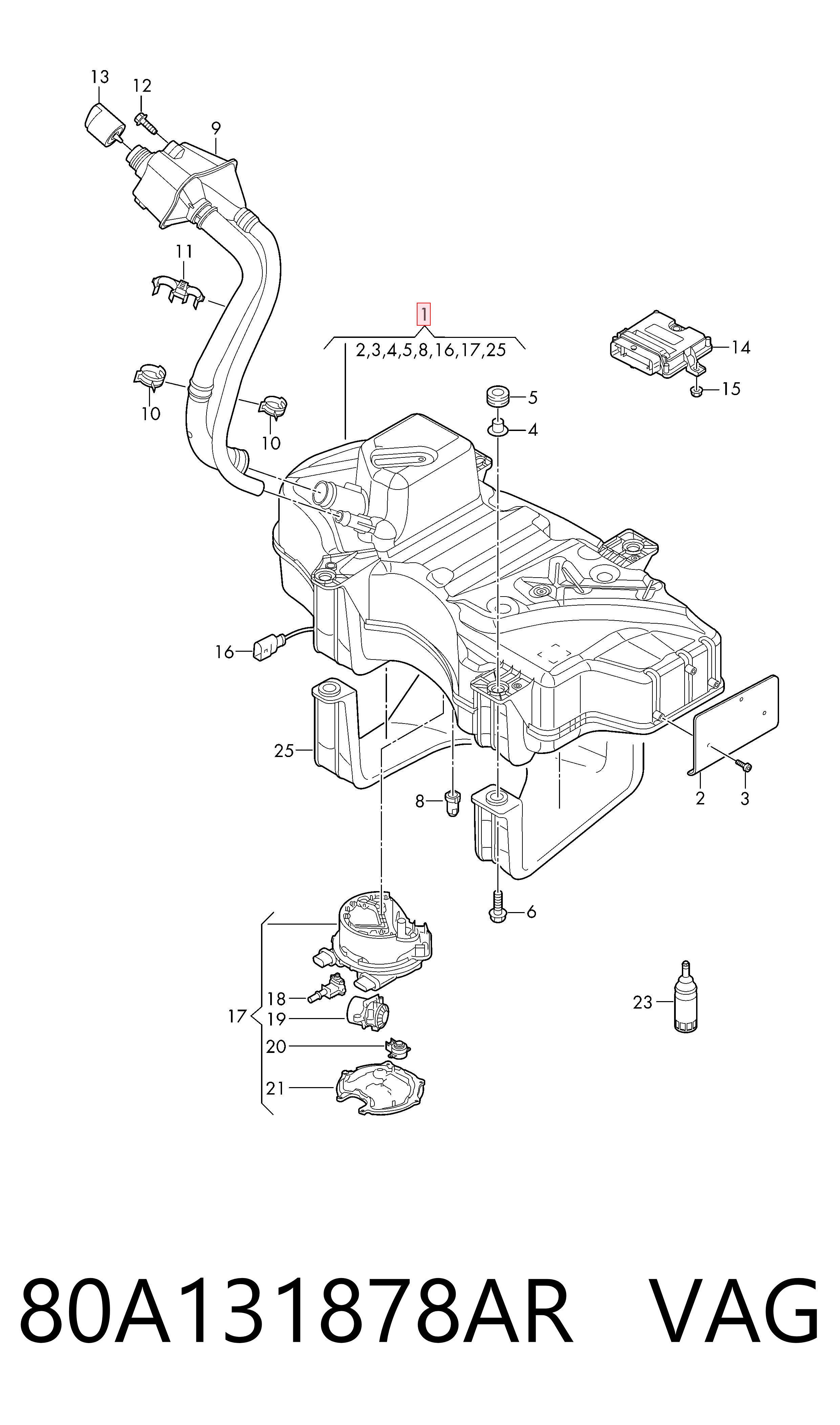 80A131878AR VAG 