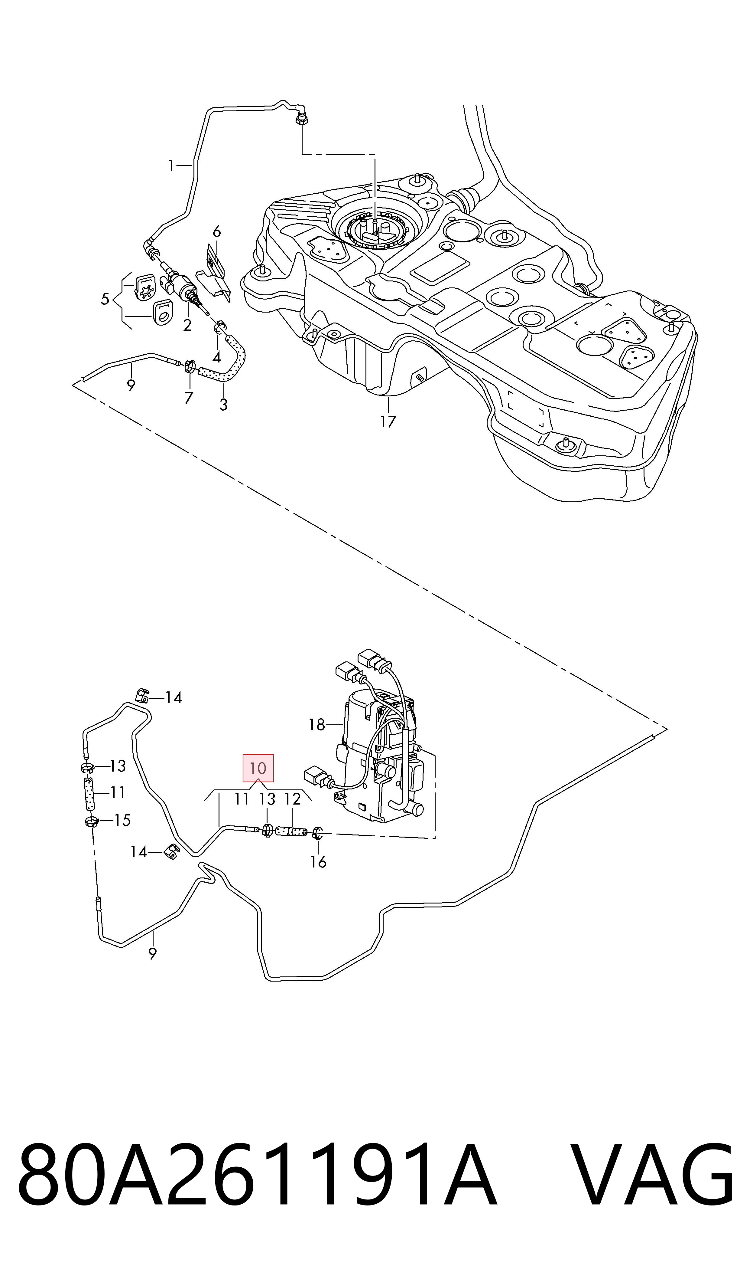 80A261191A VAG 