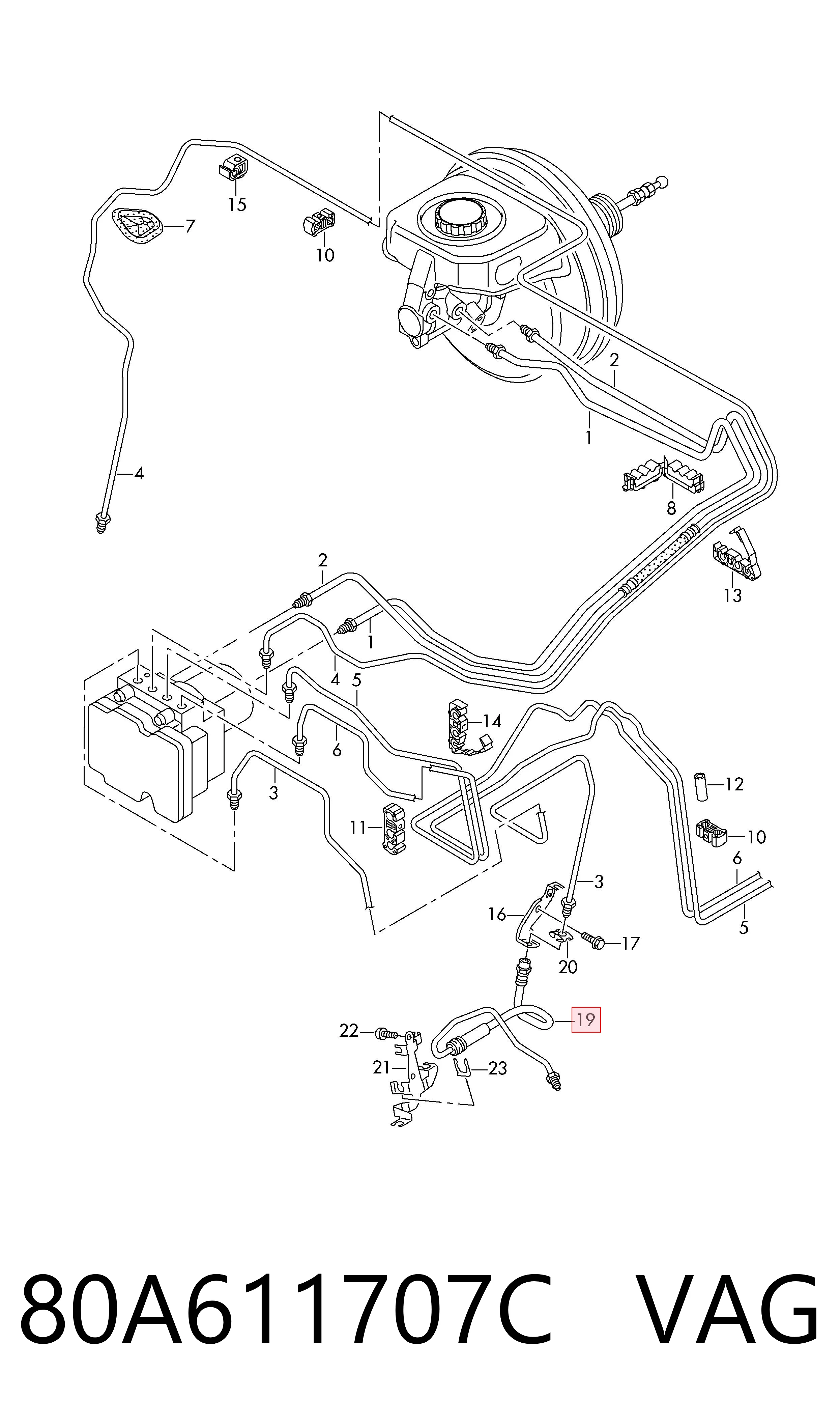 80A611707C VAG 