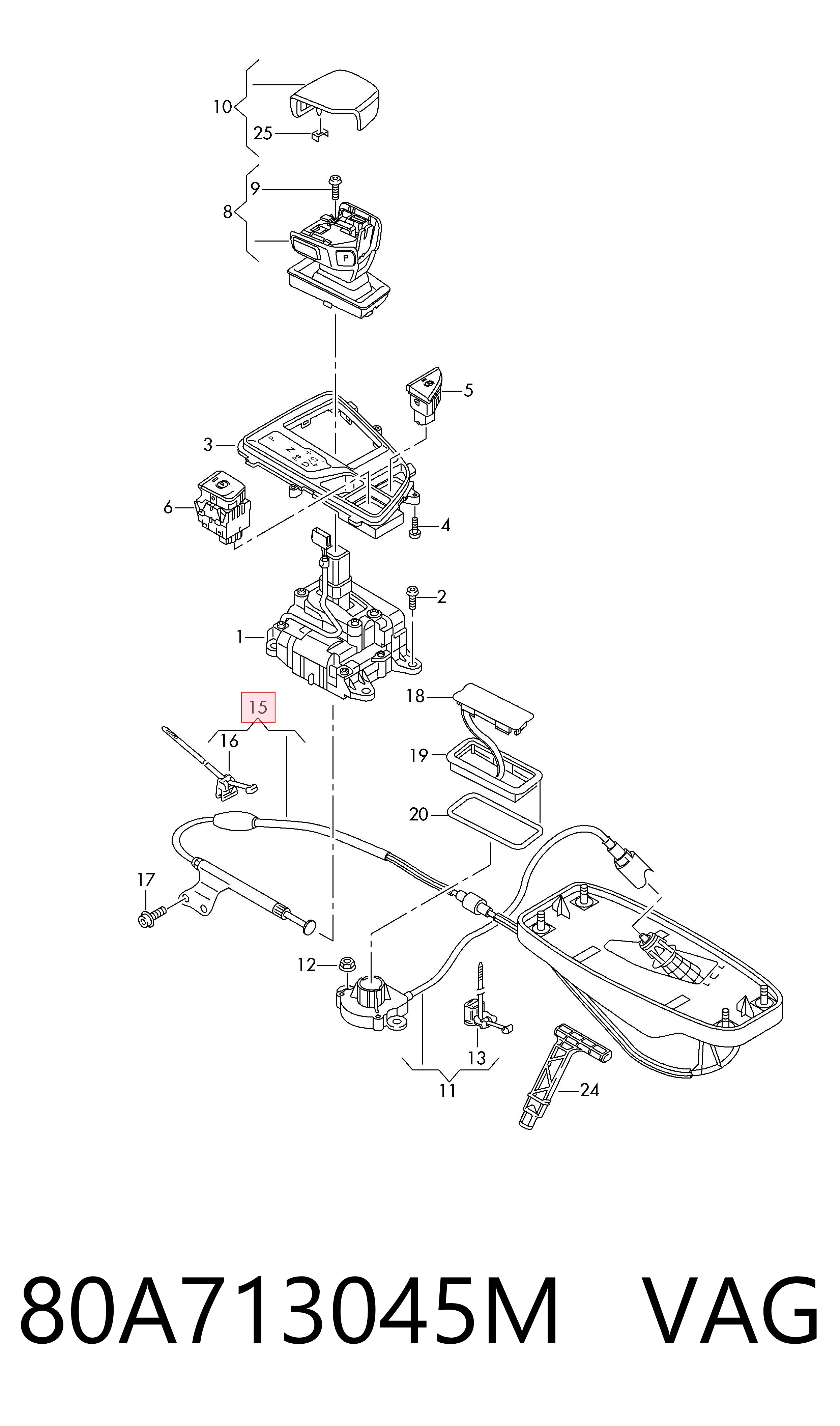 80A713045M VAG 