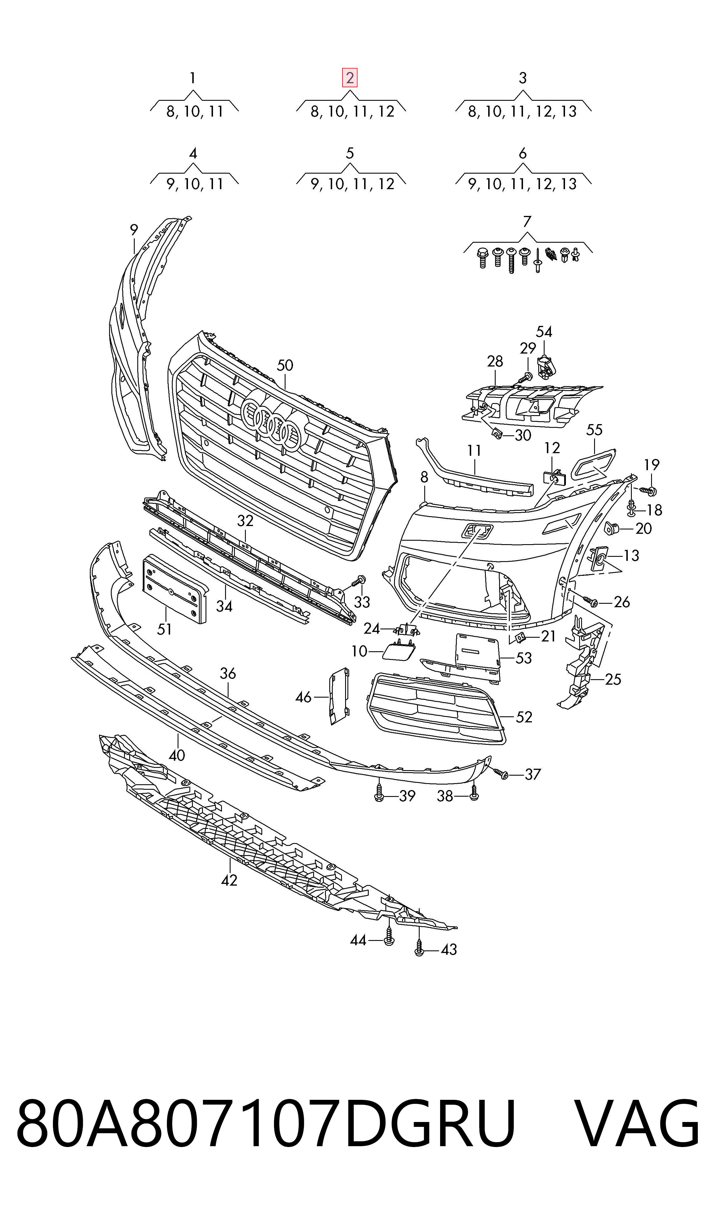 Бампер передний, левая часть AND 30807475 цена, от 272.32 USD