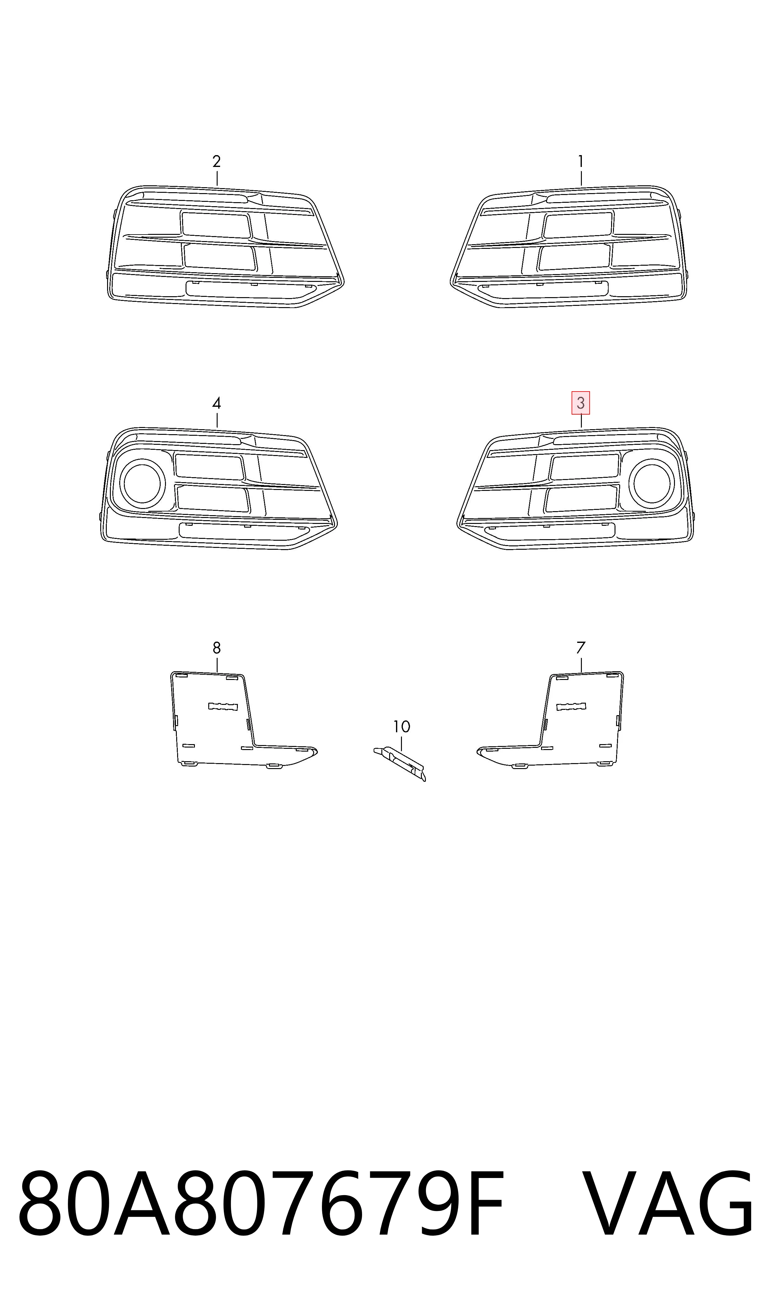 80A807679F VAG