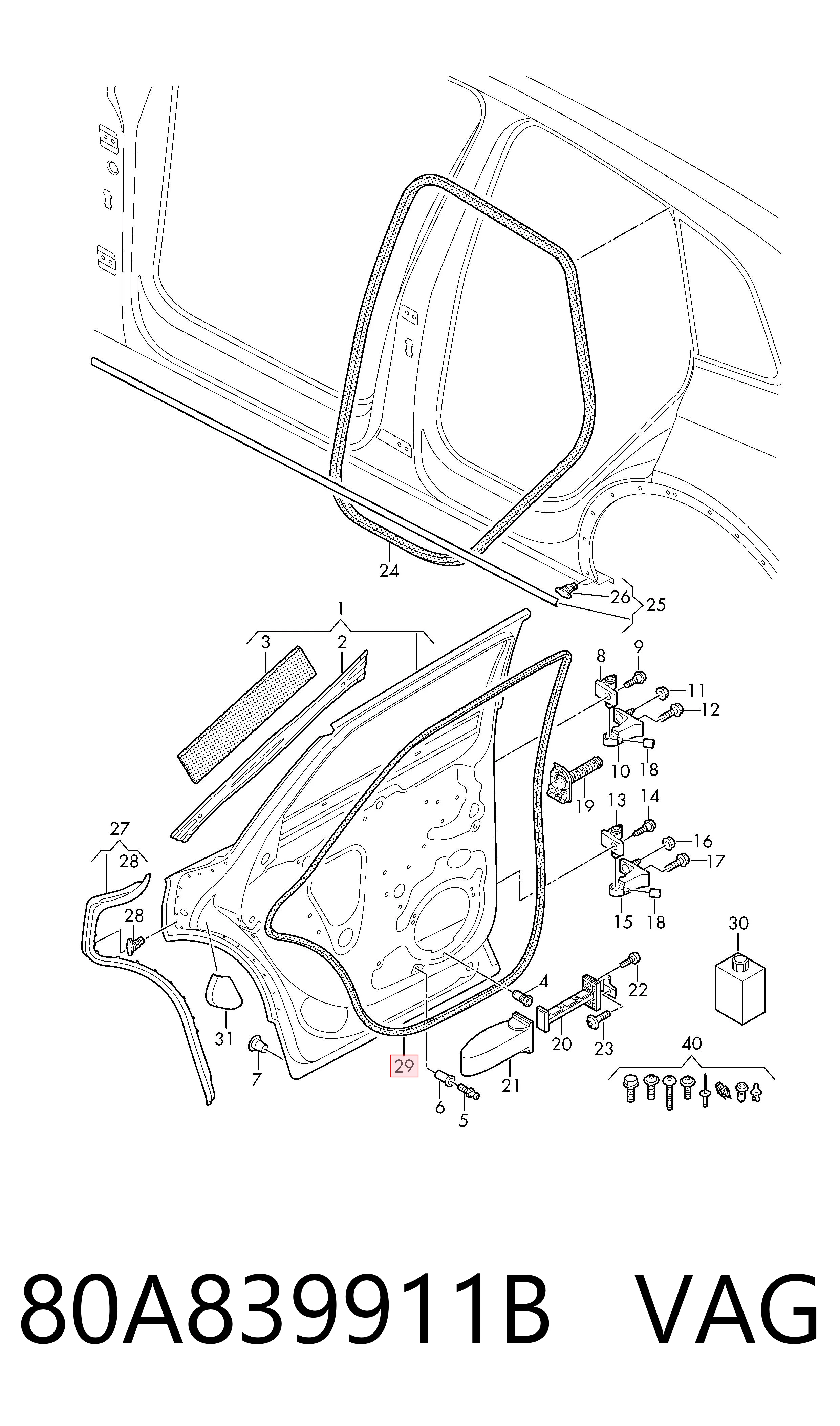 80A839911B VAG 