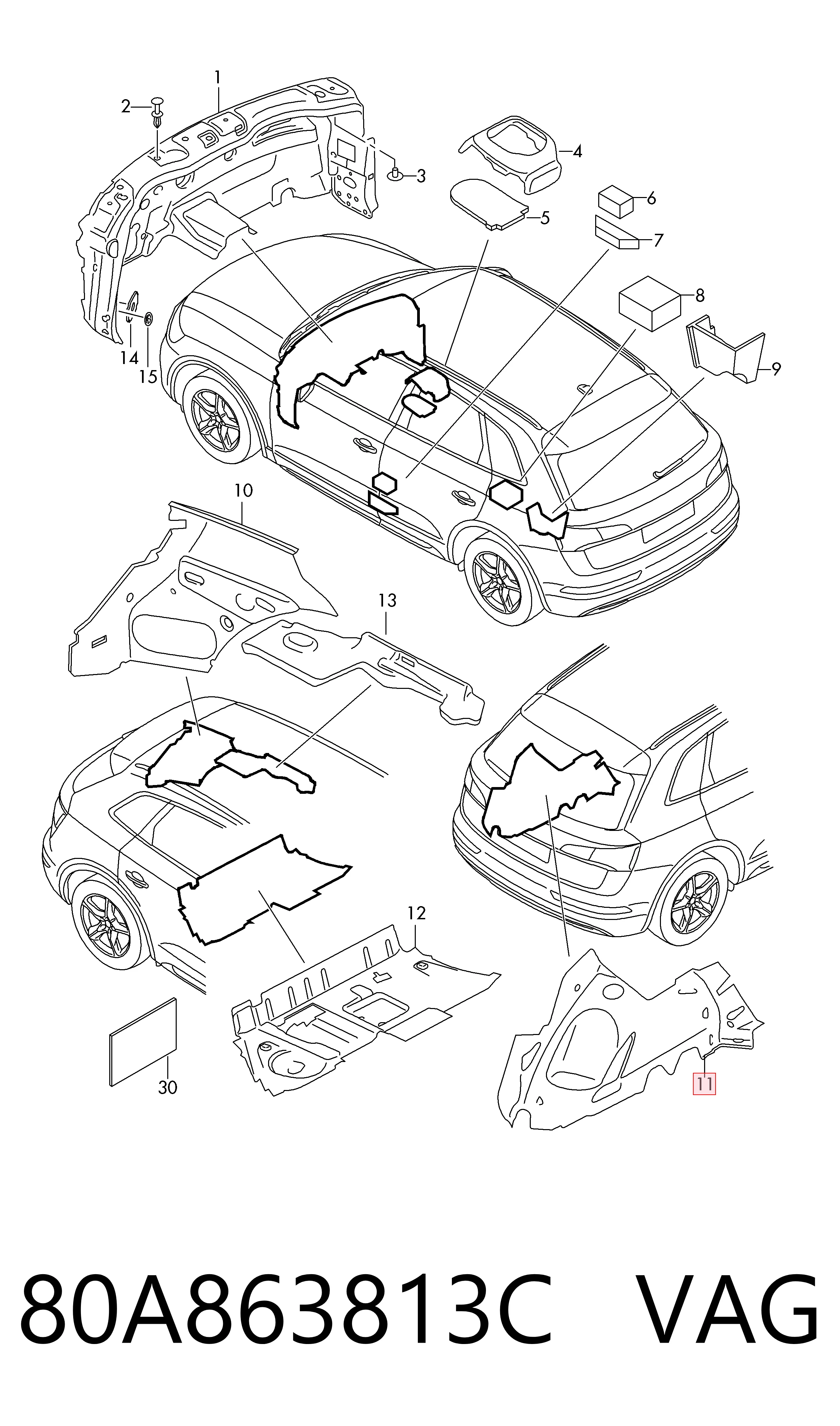  VAG 8MA863813A цена, от 38.01 USD
