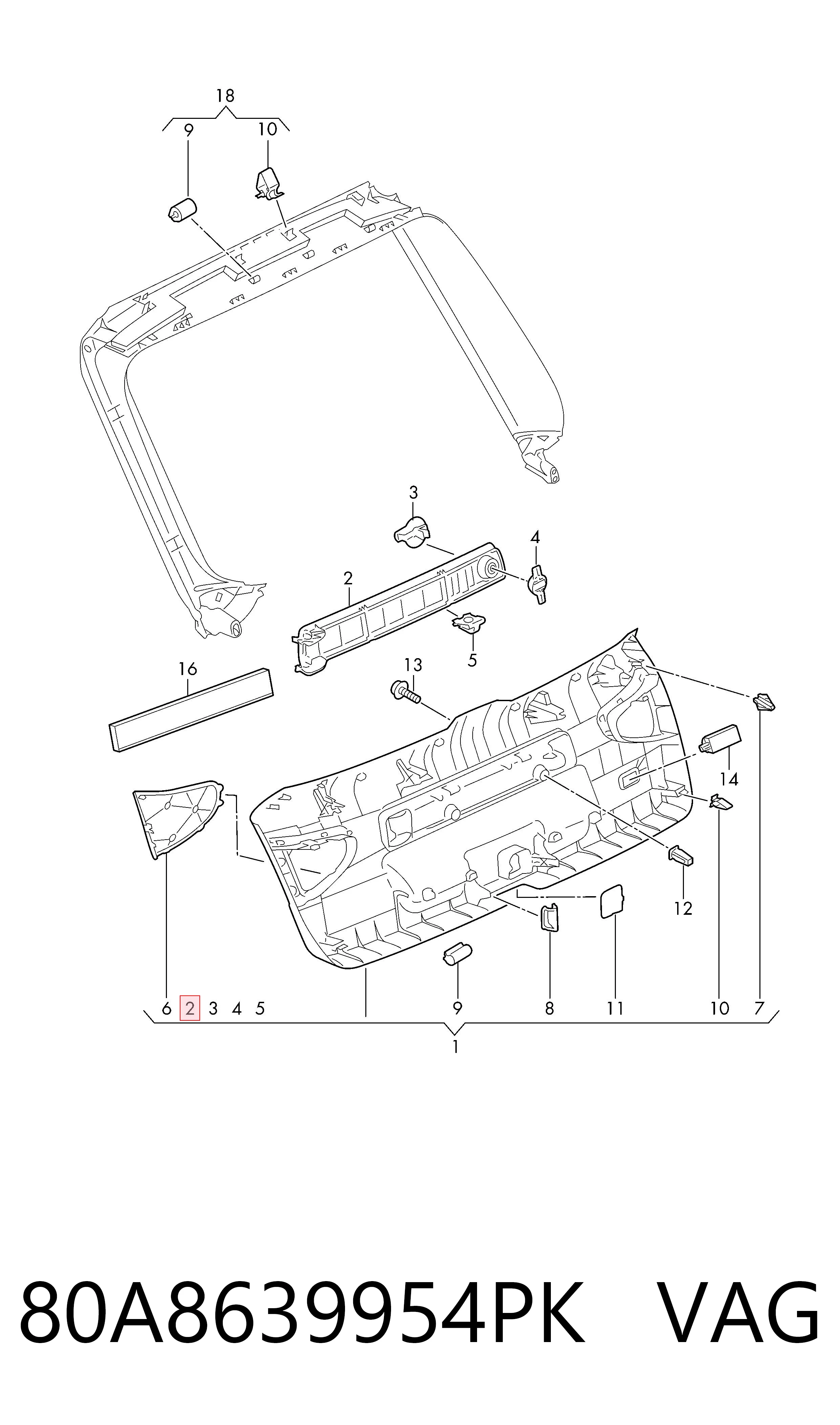  VAG 80A8639954PK цена, от 12.04 USD