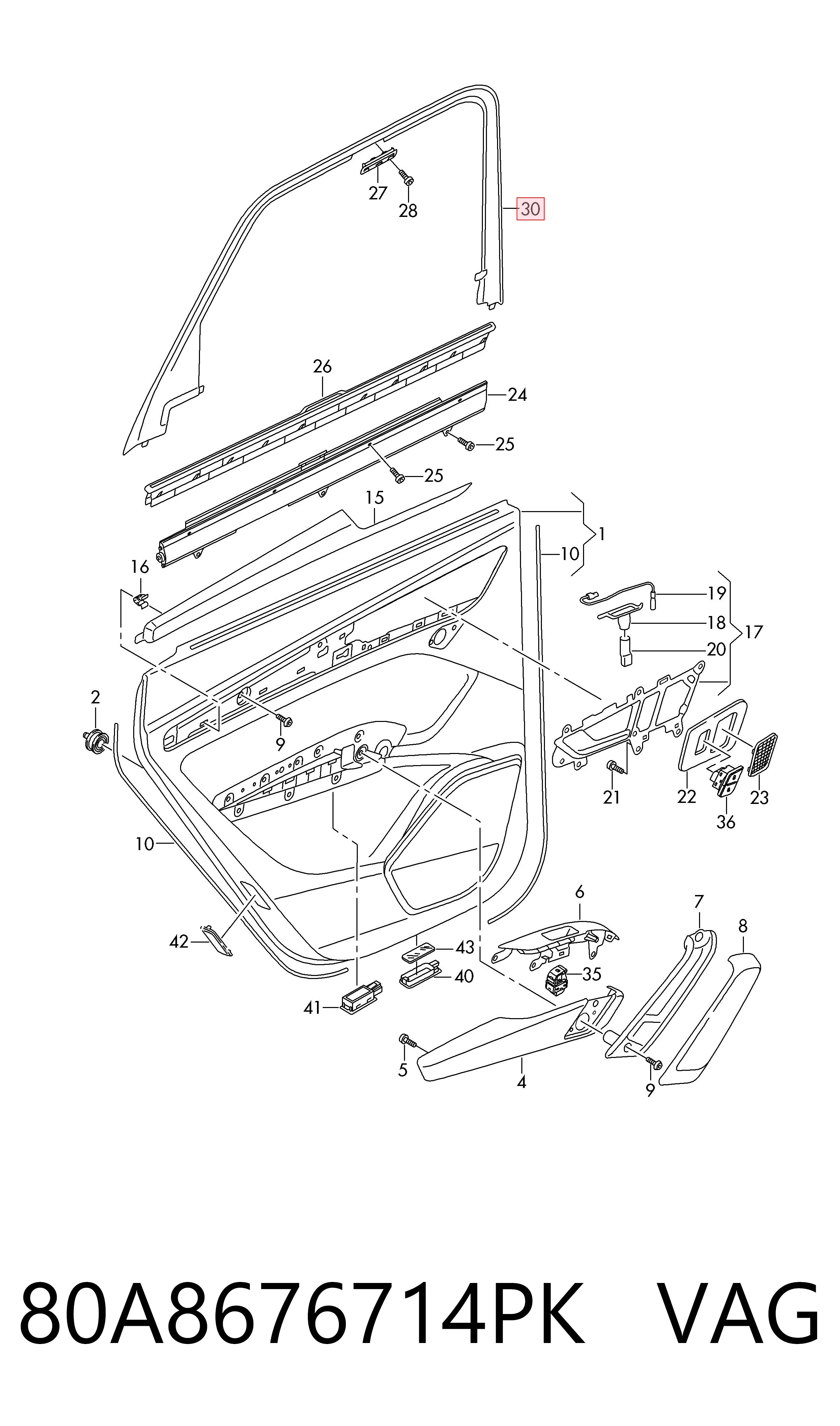80A8676714PK VAG 