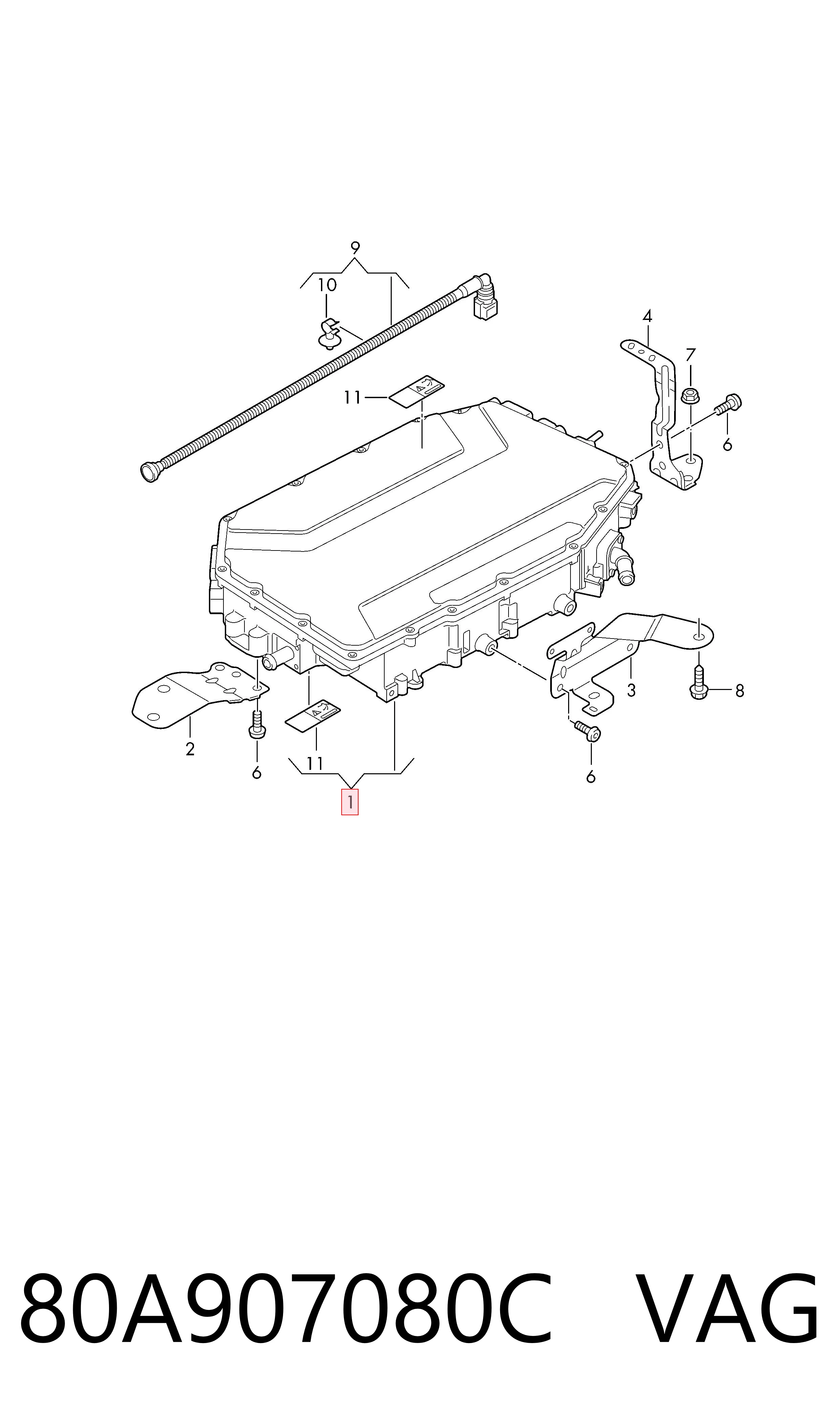 80A907080C VAG 