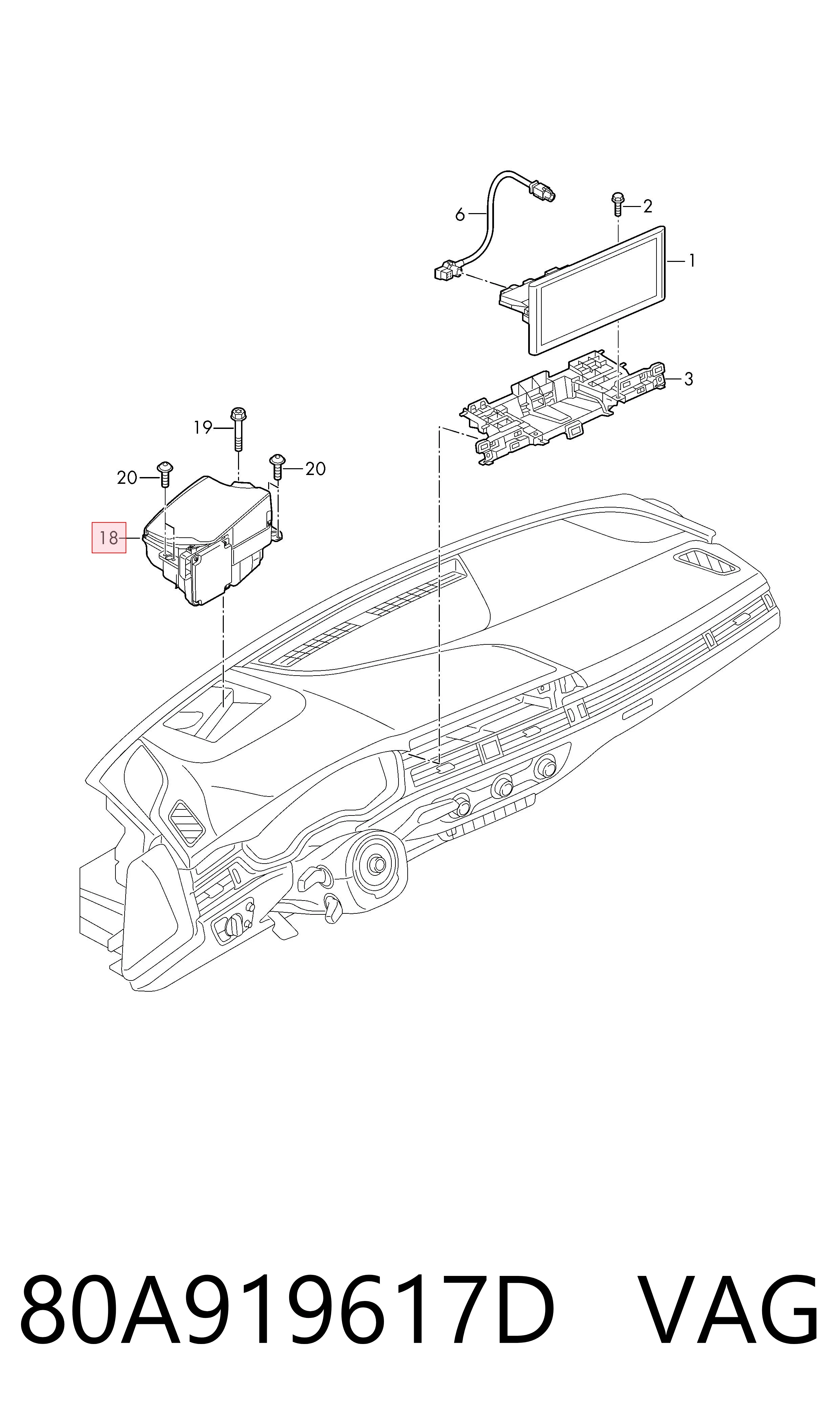 80A919617D VAG 