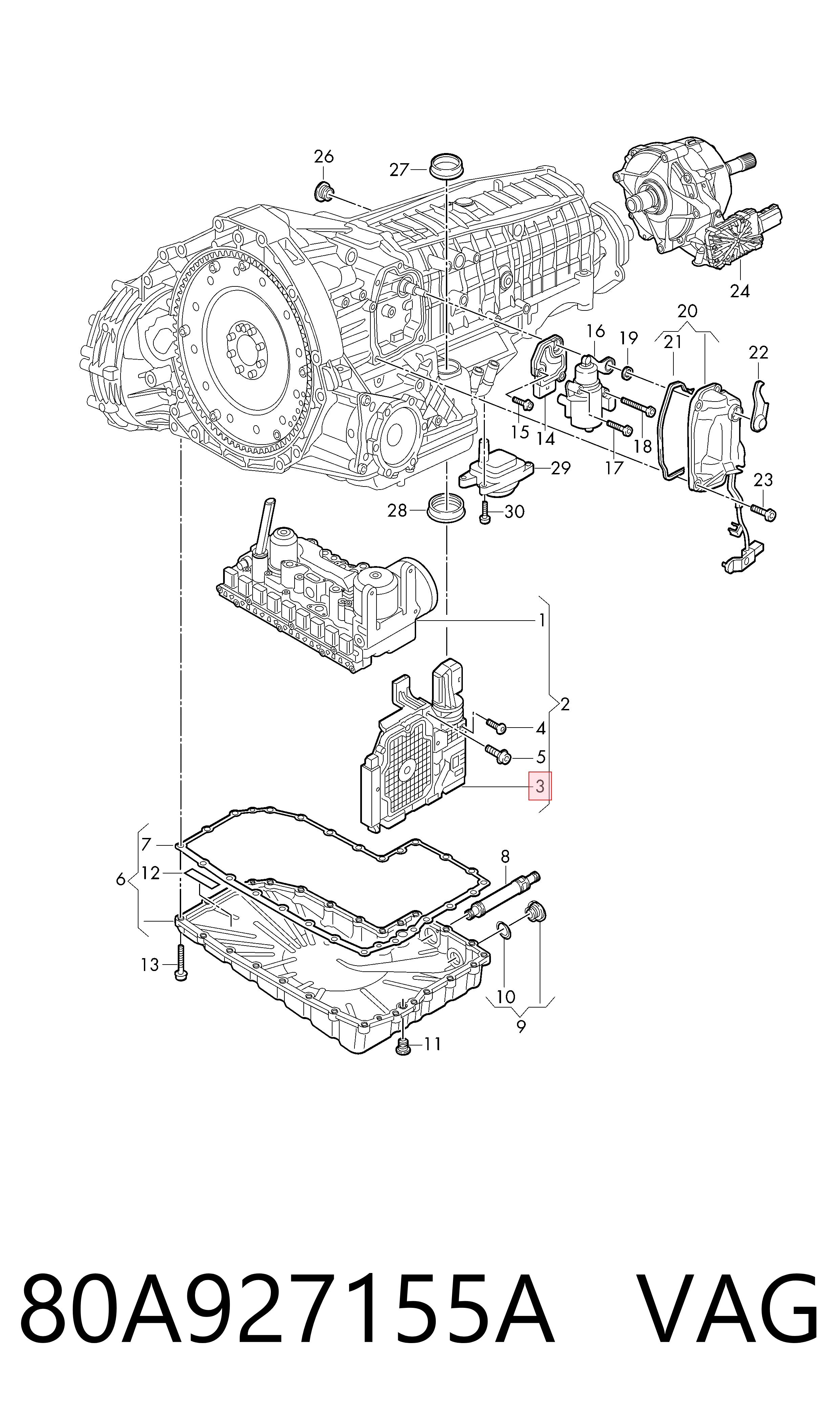 80A927155A VAG 