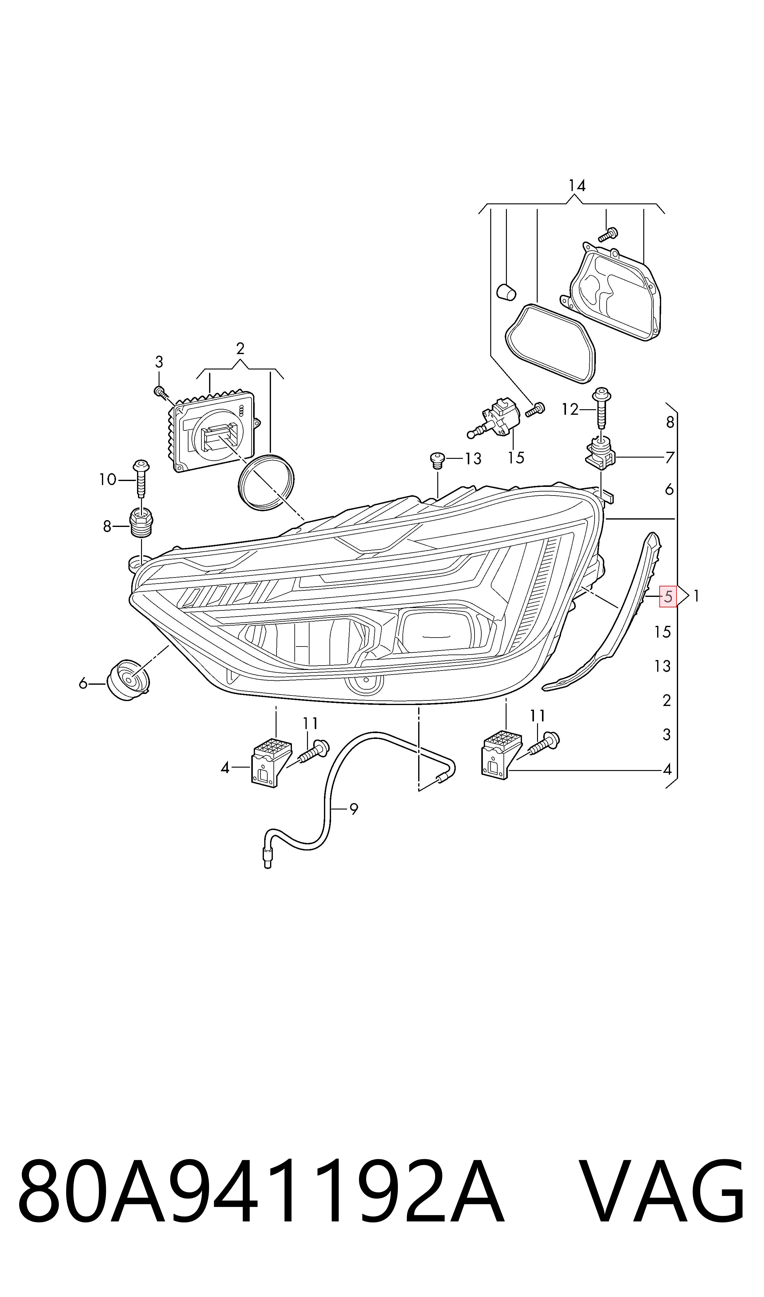 80A941192A VAG 