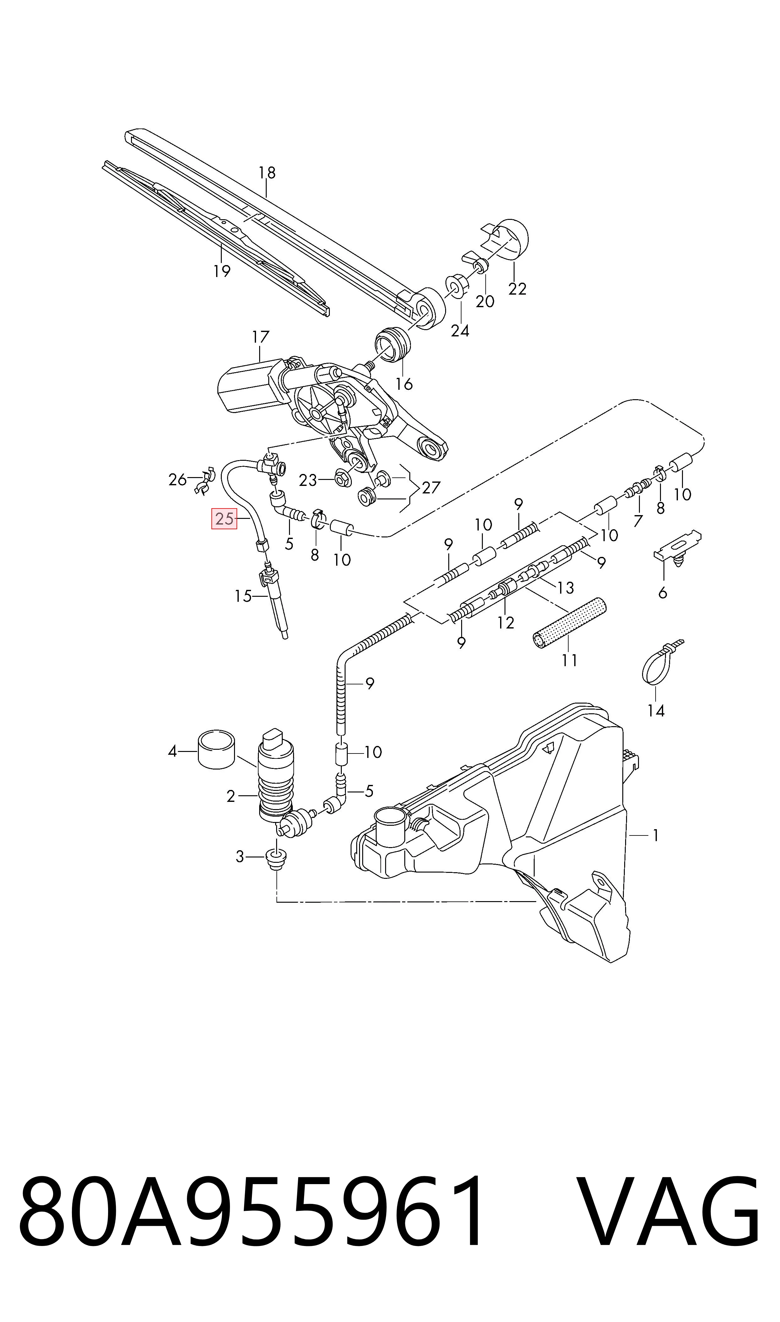 80A955961 VAG 