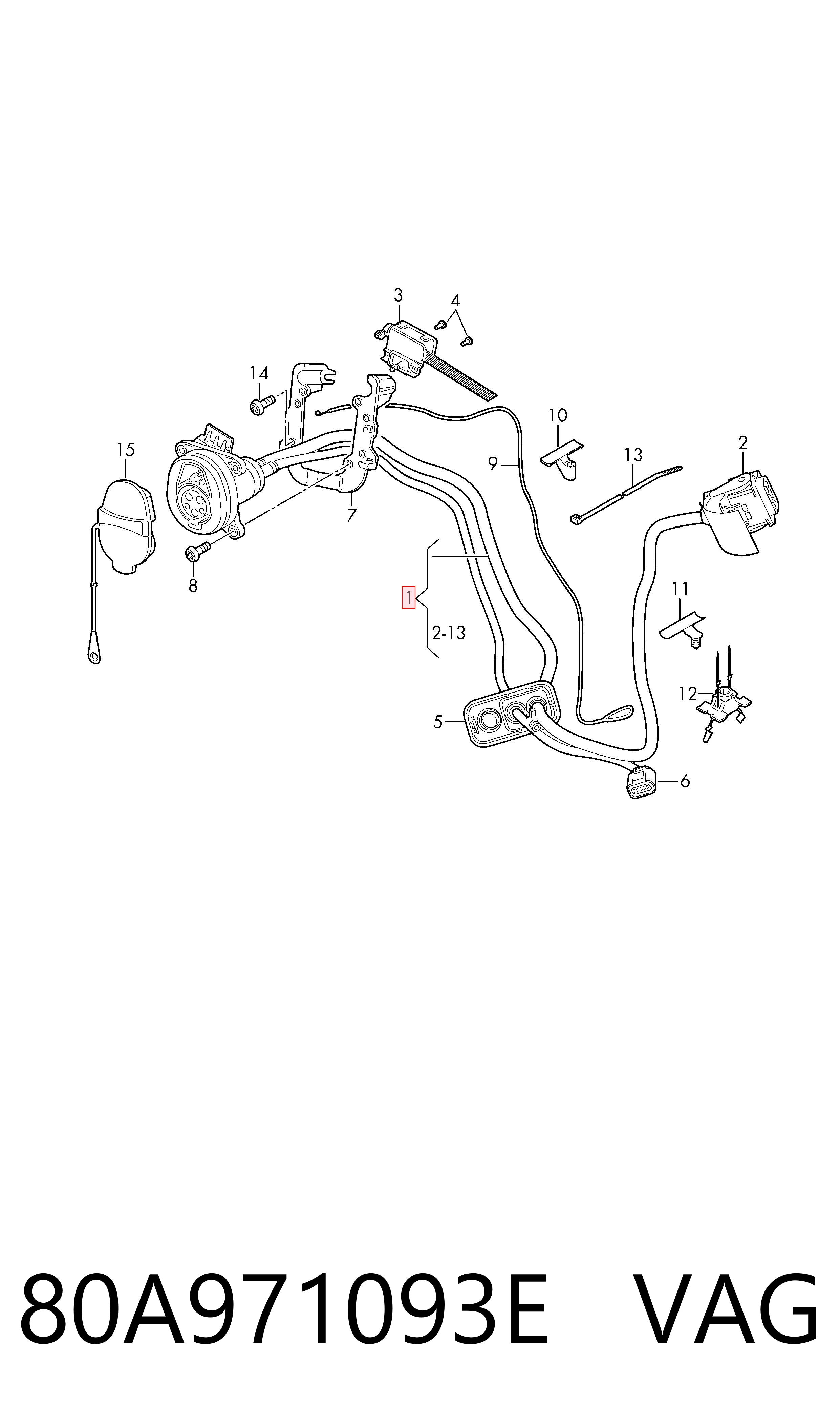 80A971093E VAG 