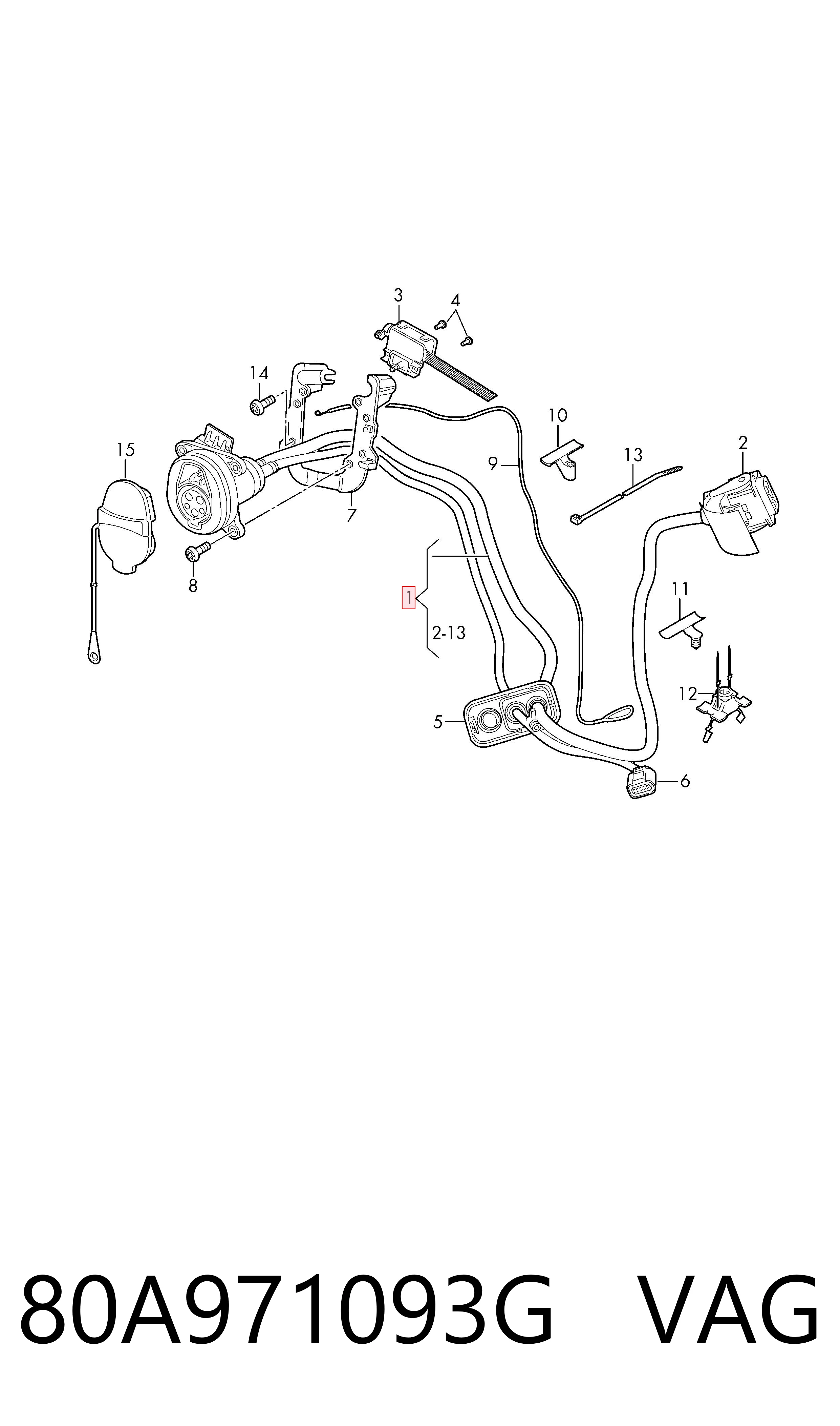 80A971093G VAG 