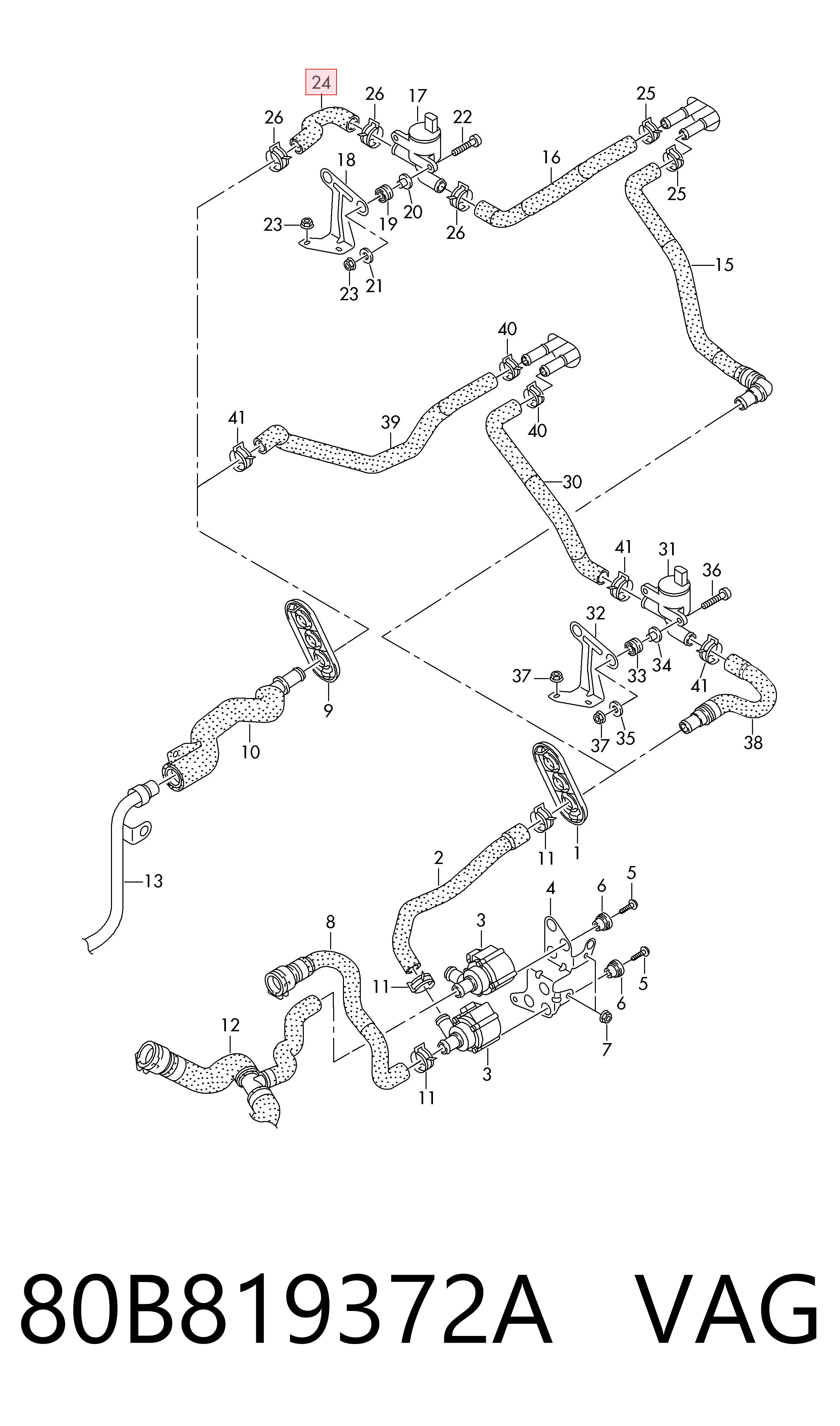  VAG 80B819372A цена, от 6.33 USD
