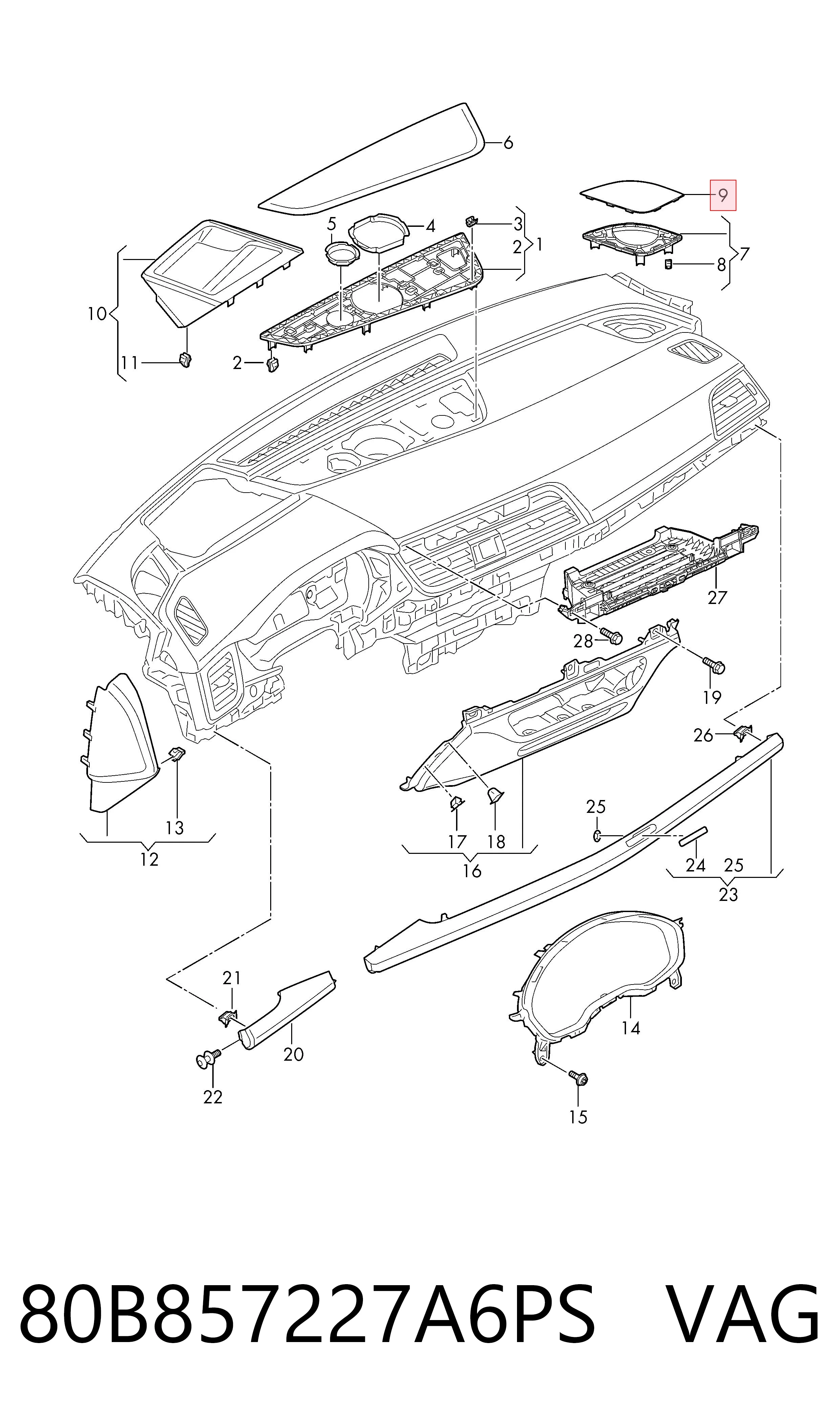 80B857227A6PS VAG 