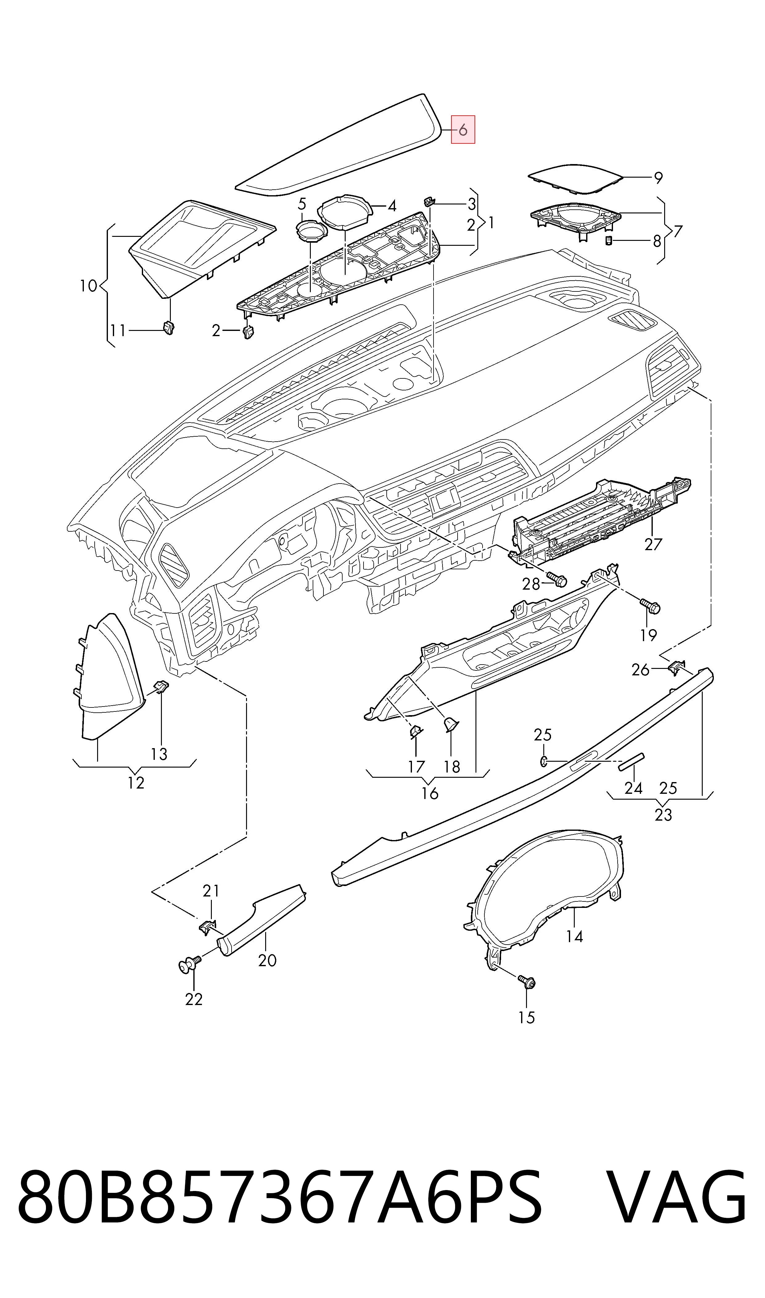 80B857367A6PS VAG 
