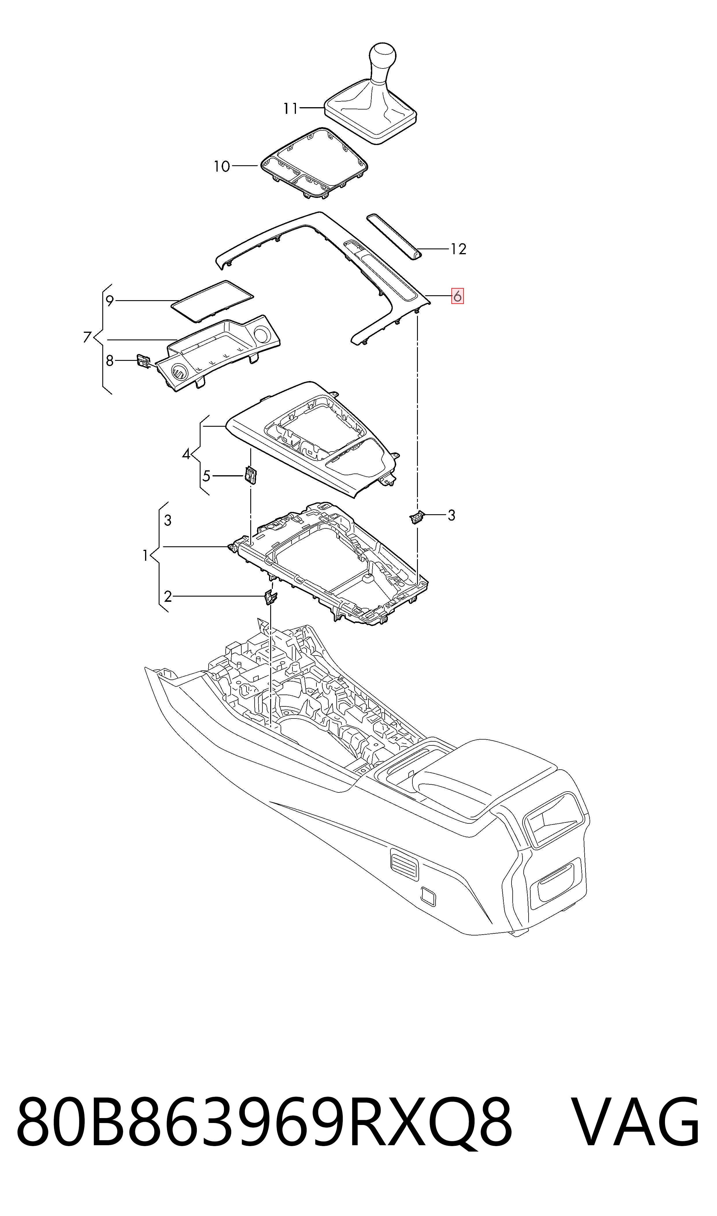 80B863969RXQ8 VAG 