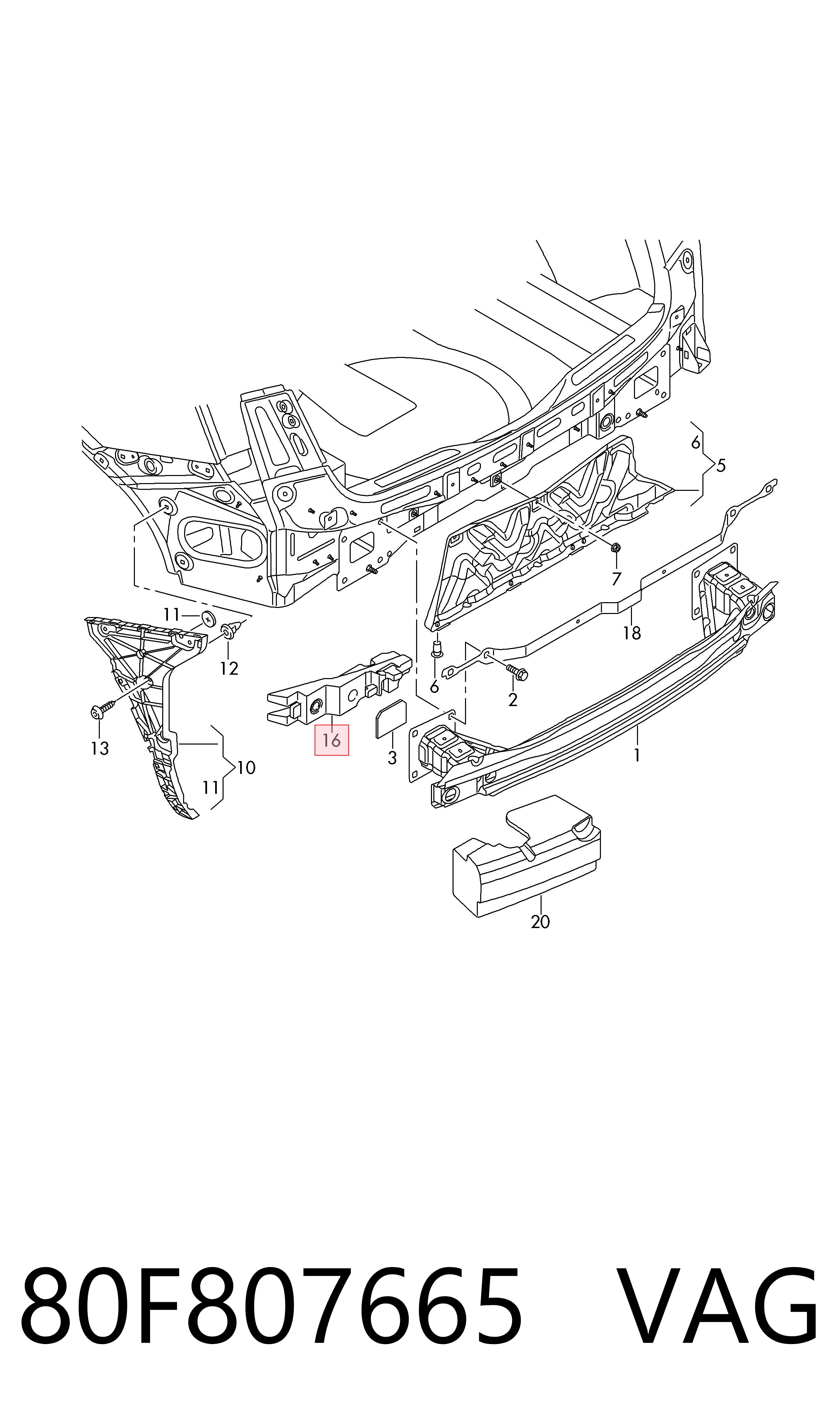 80F807665 VAG