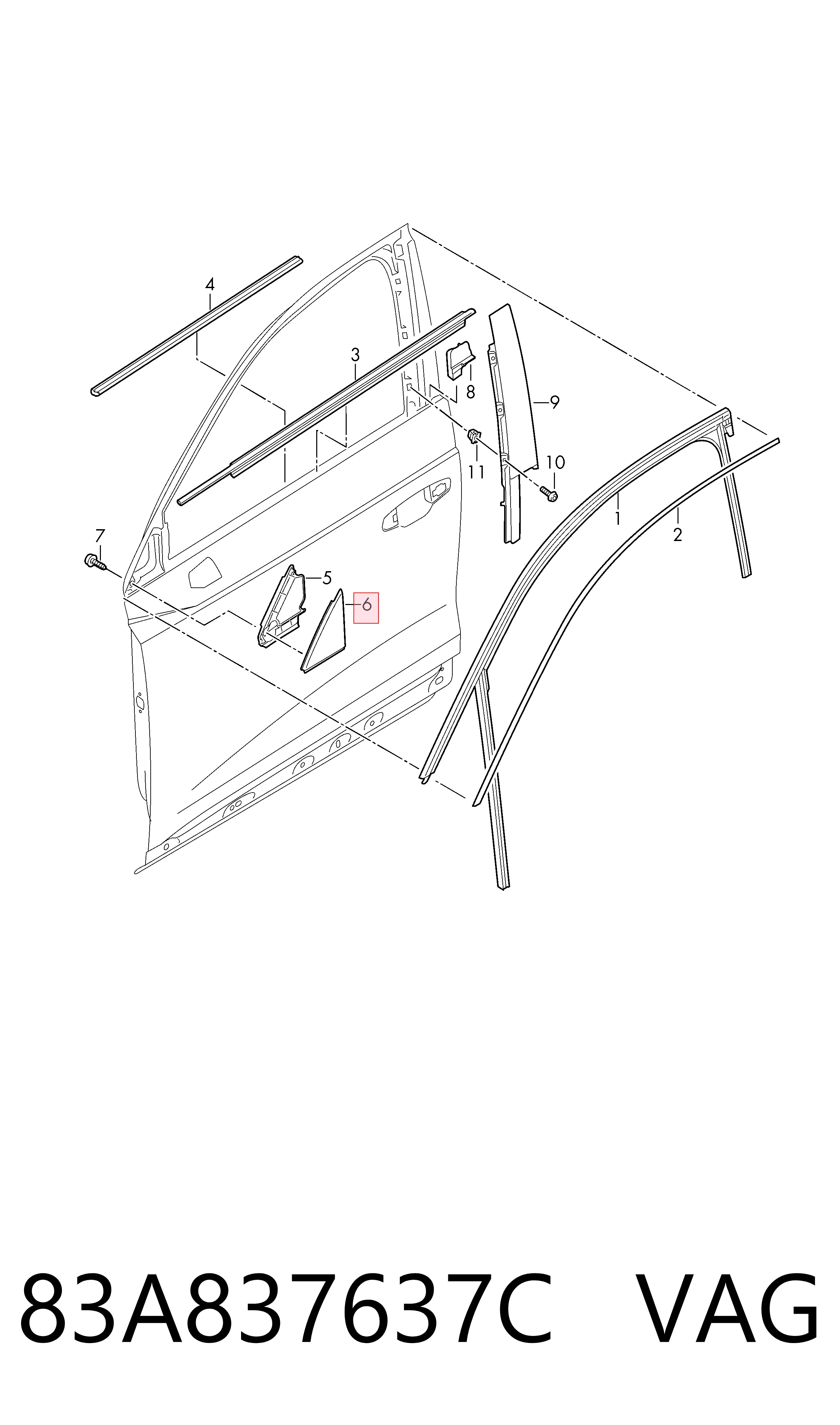  VAG 83A837637C цена, от 19.07 USD