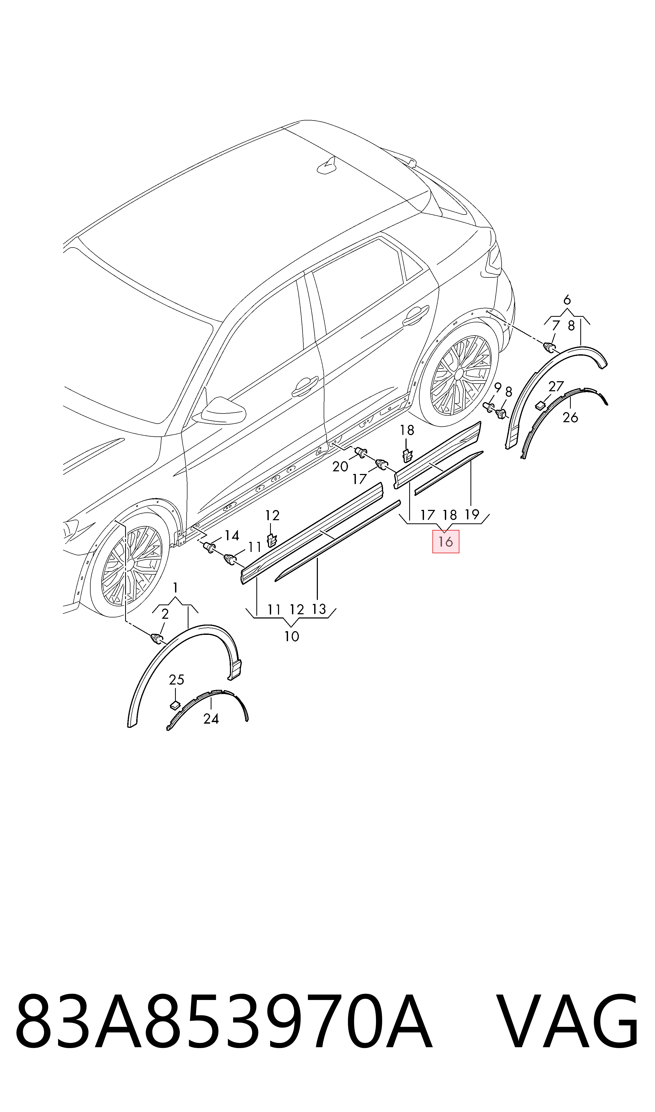 83A853970A VAG 
