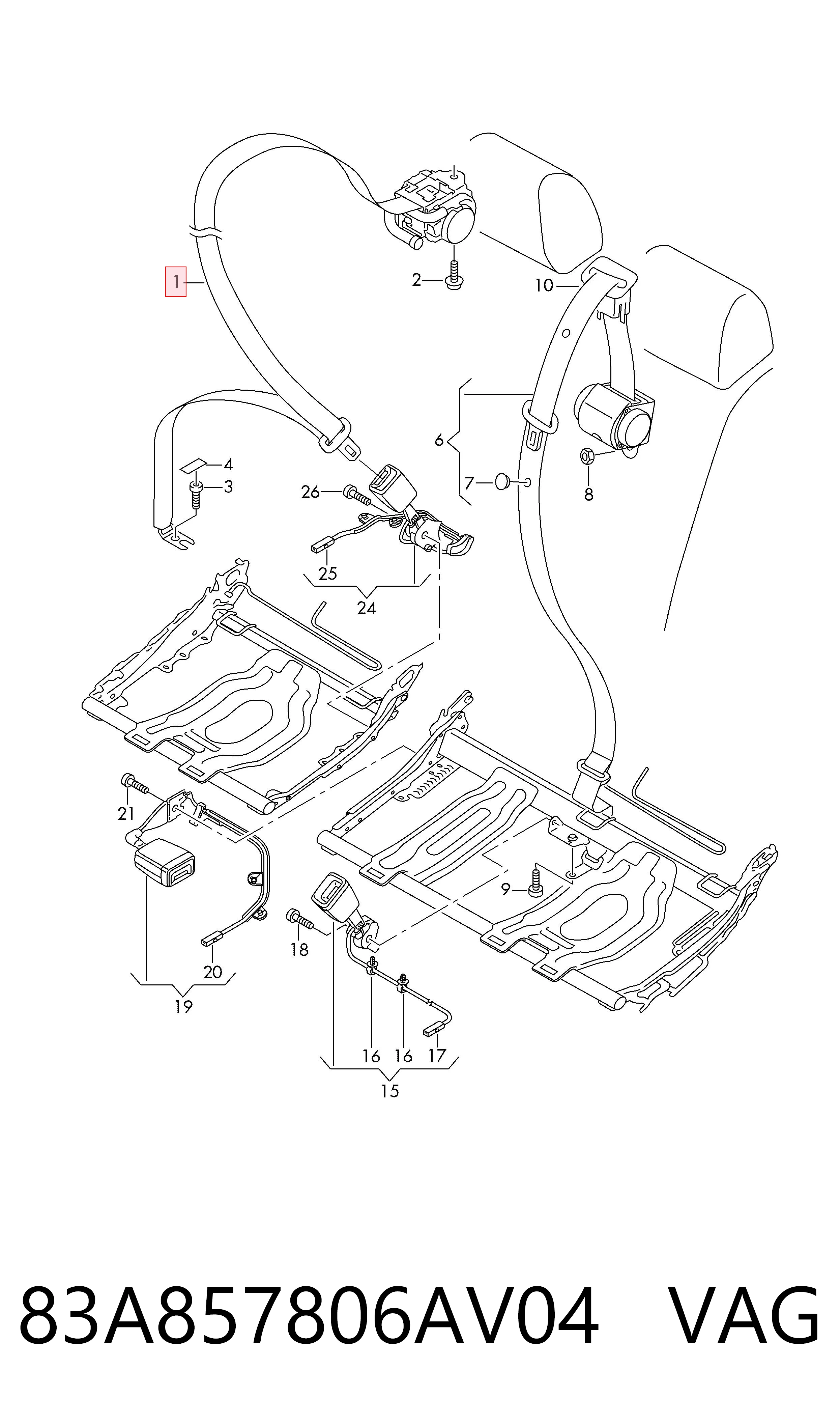 83A857806AV04 VAG 