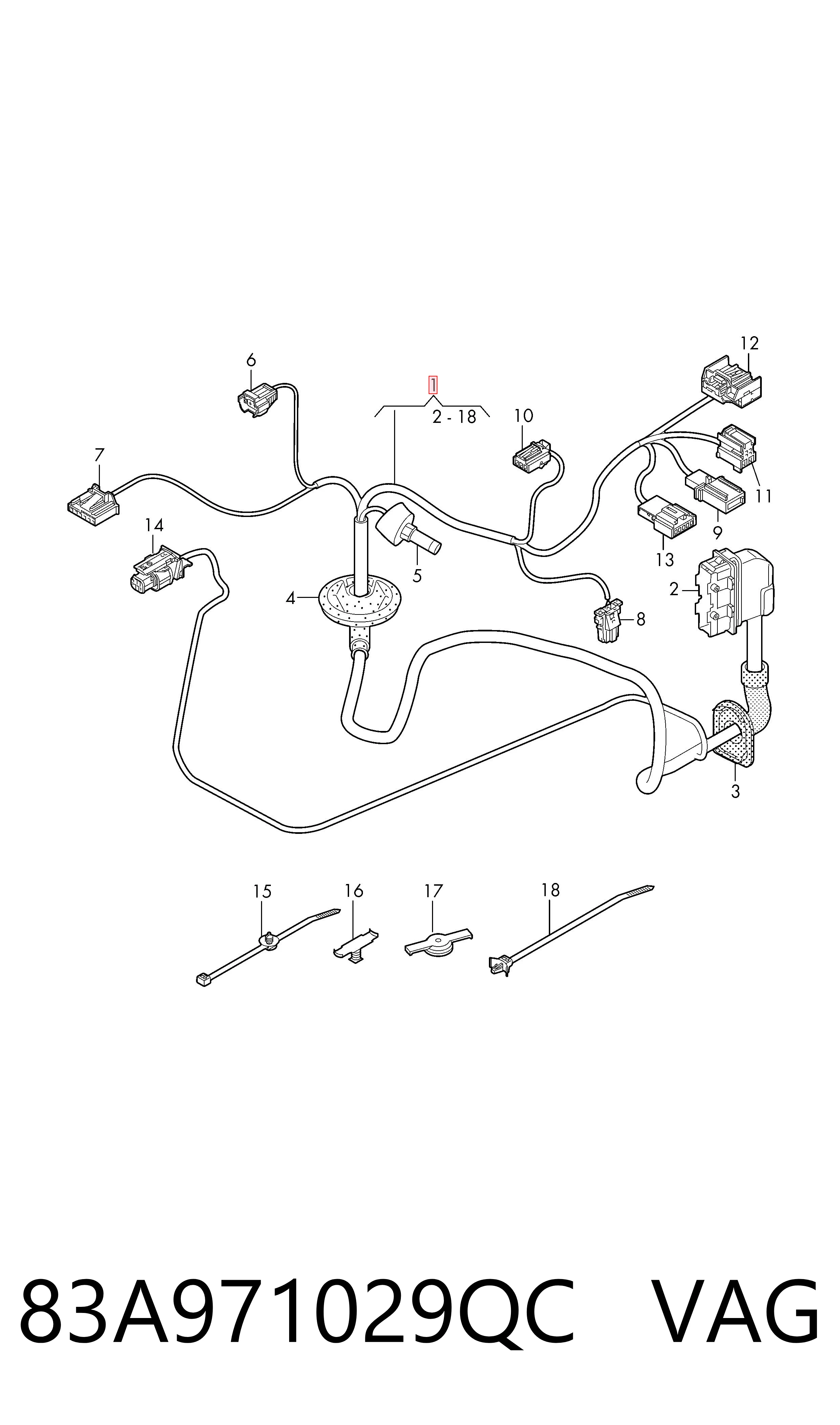 83A971029QC VAG 