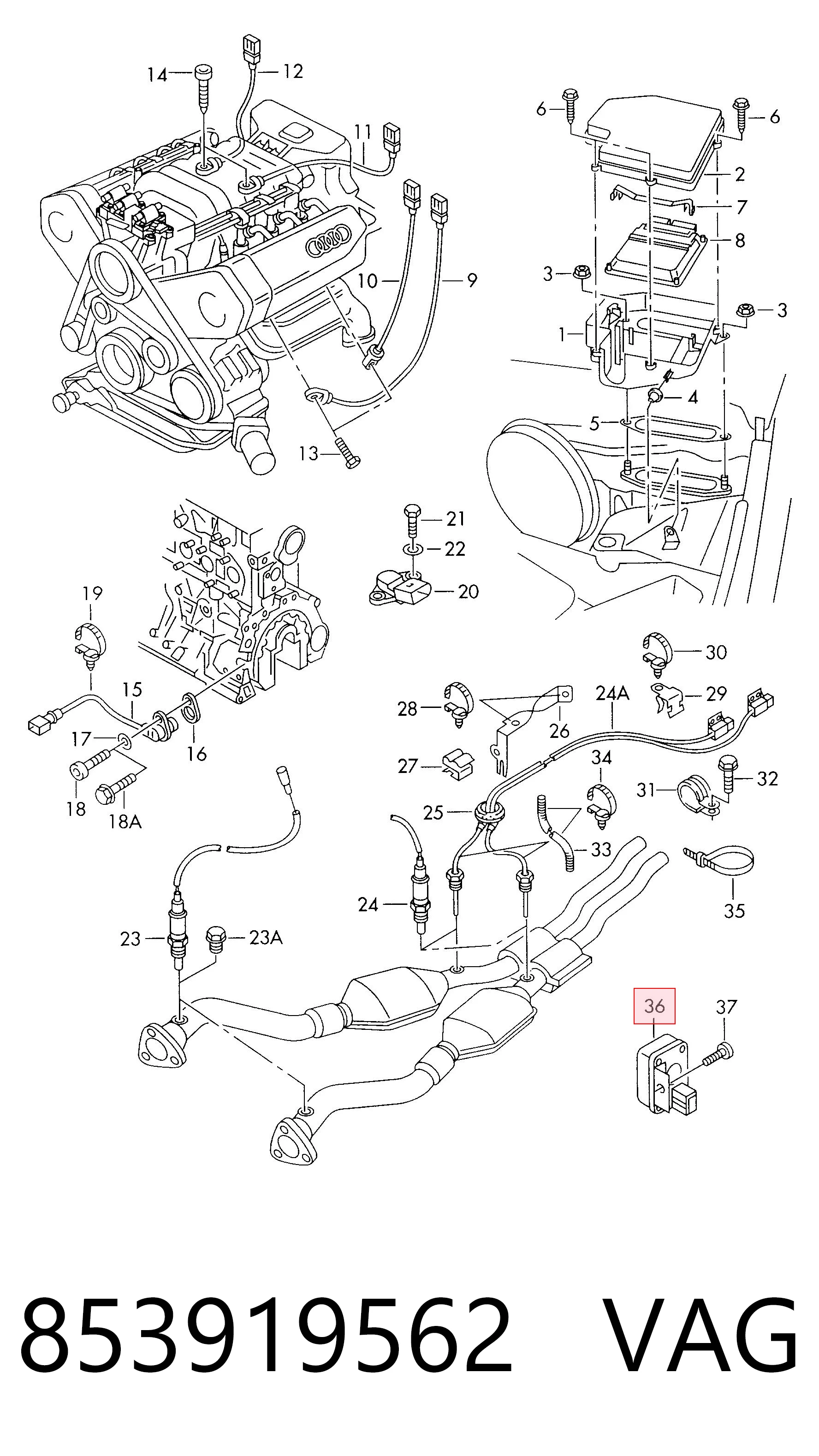 Датчик абсолютного давления 280101001 Bosch