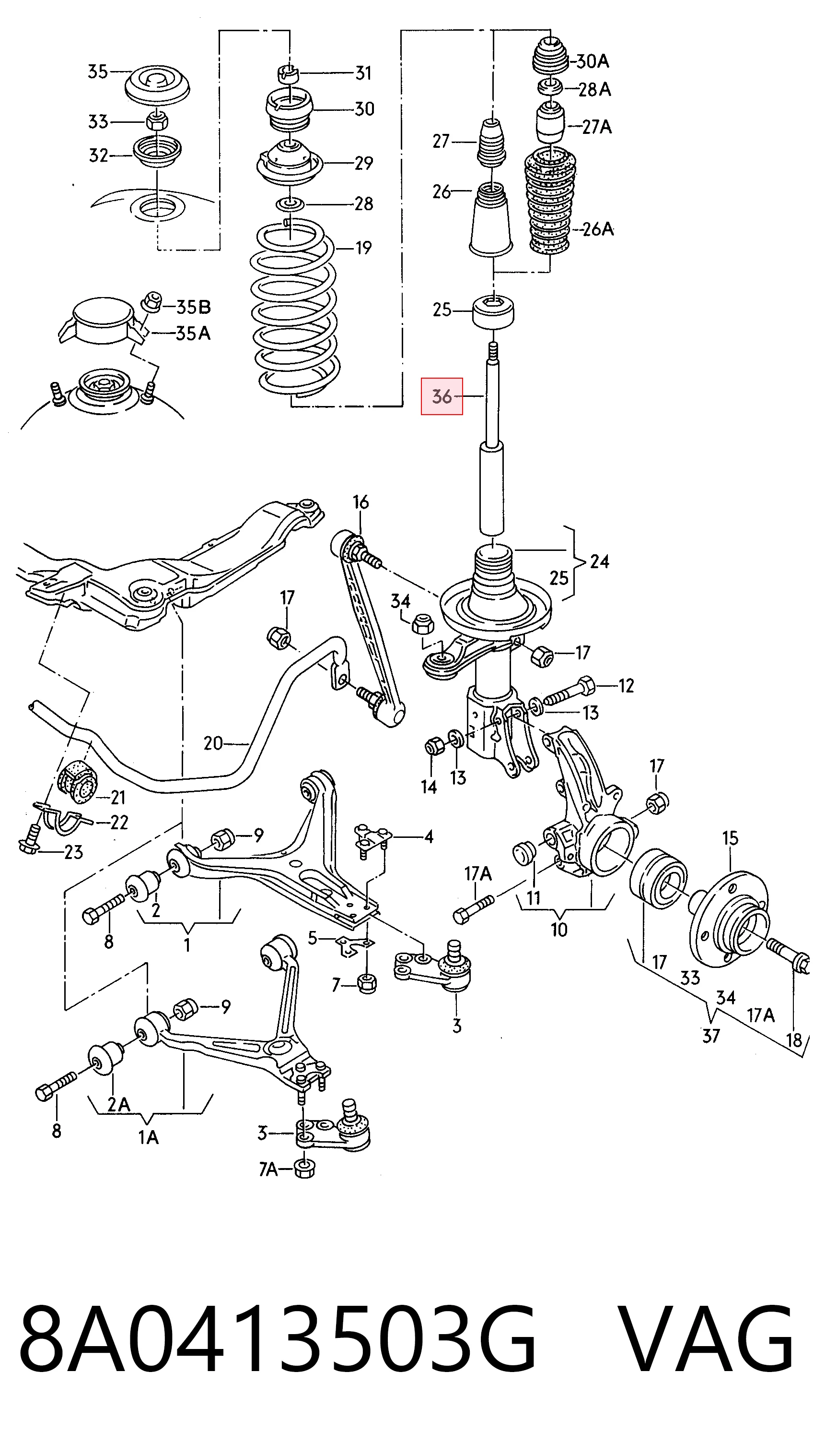 8A0413503G VAG