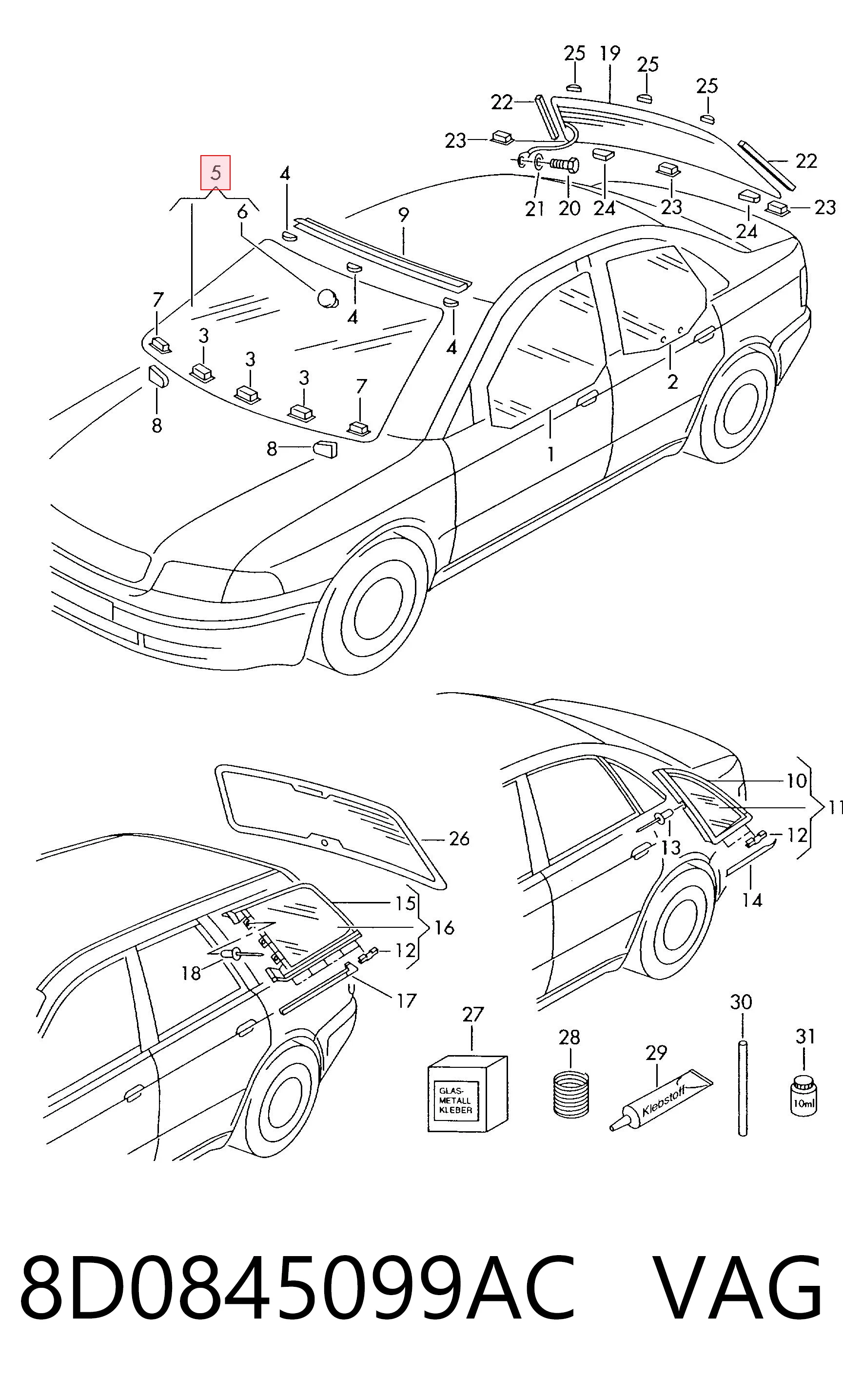 8547AGNGNV Safeglass Автостекло