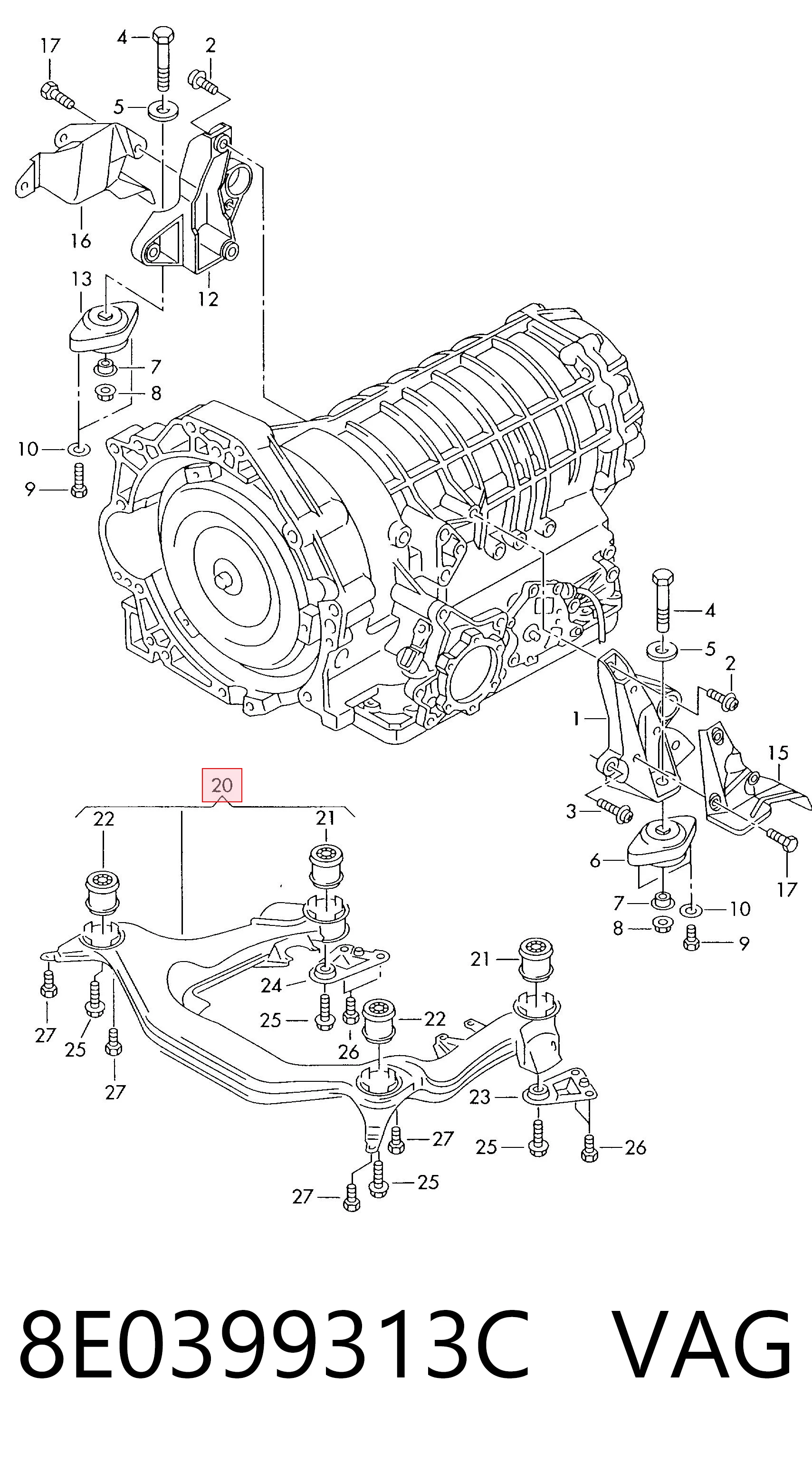 8E0399313C VAG