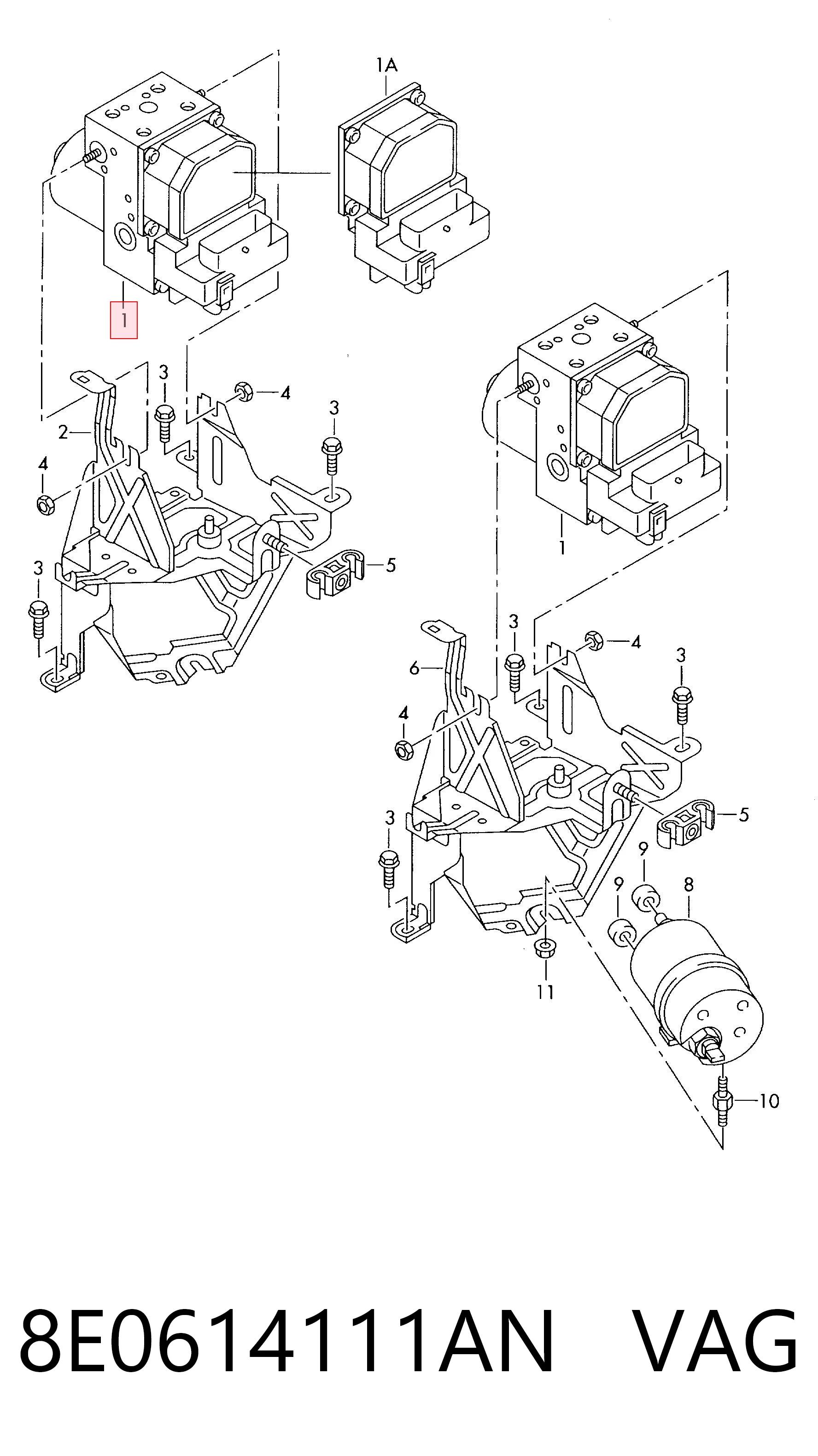 Гидроблок АБС Mercedes A0265250088 цена, от 19.75 USD