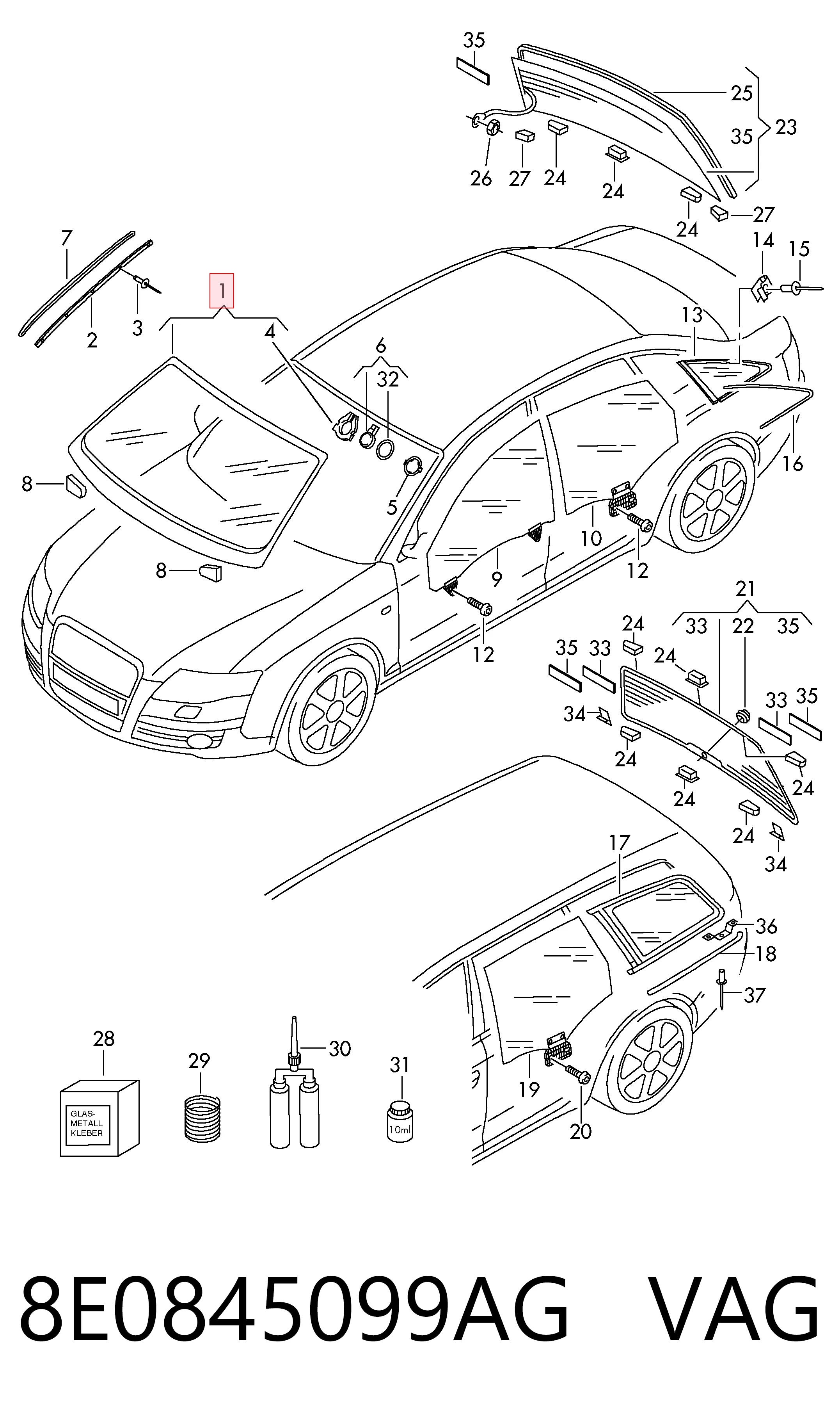 AB26226A Pilkington Автостекло