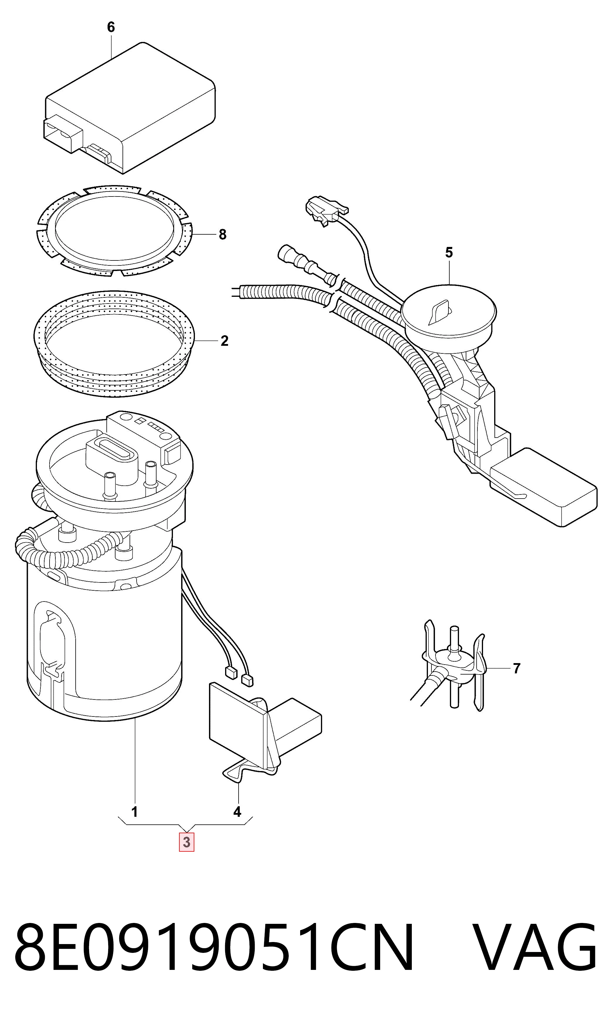 MAM00181M Magneti Marelli Электробензонасос