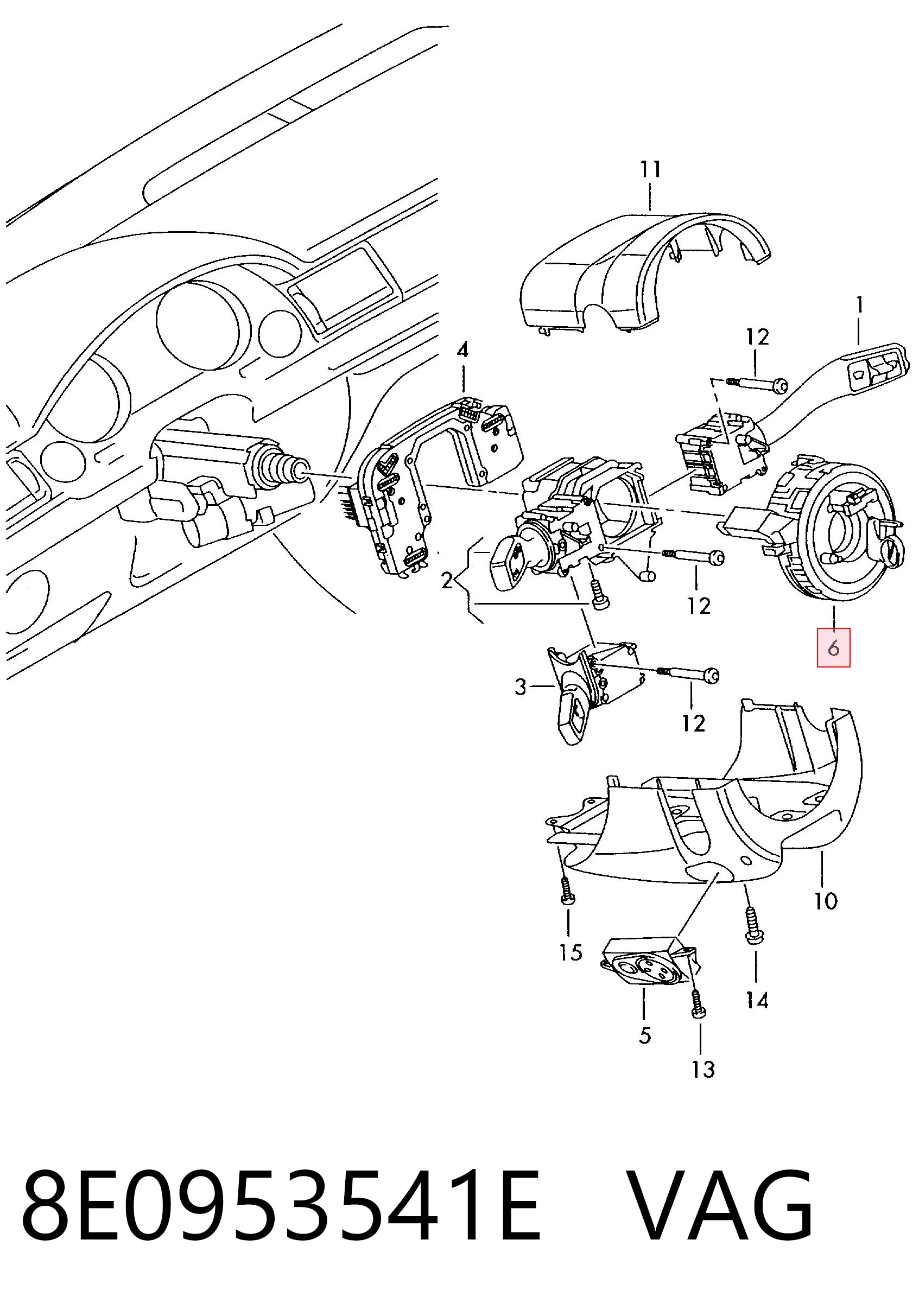 Подрулевой шлейф Порше 911 Targa