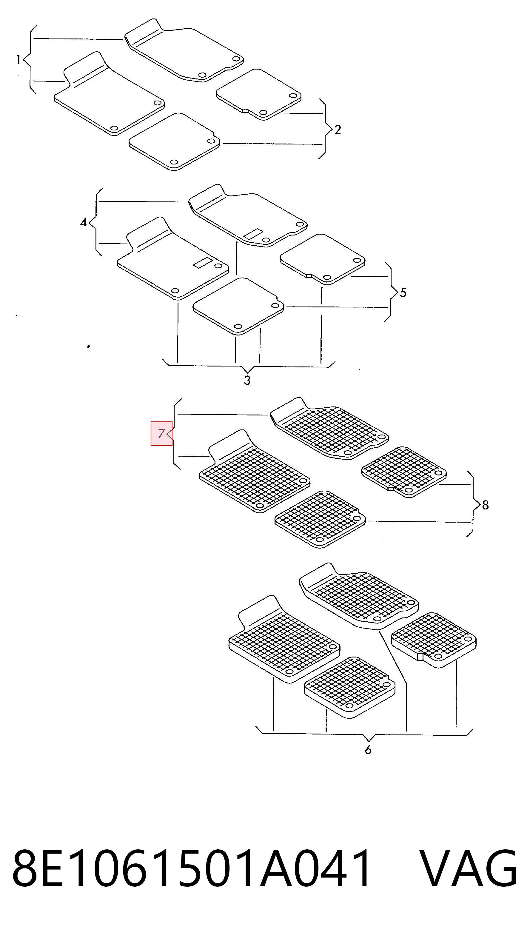 8E1061501A041 VAG 