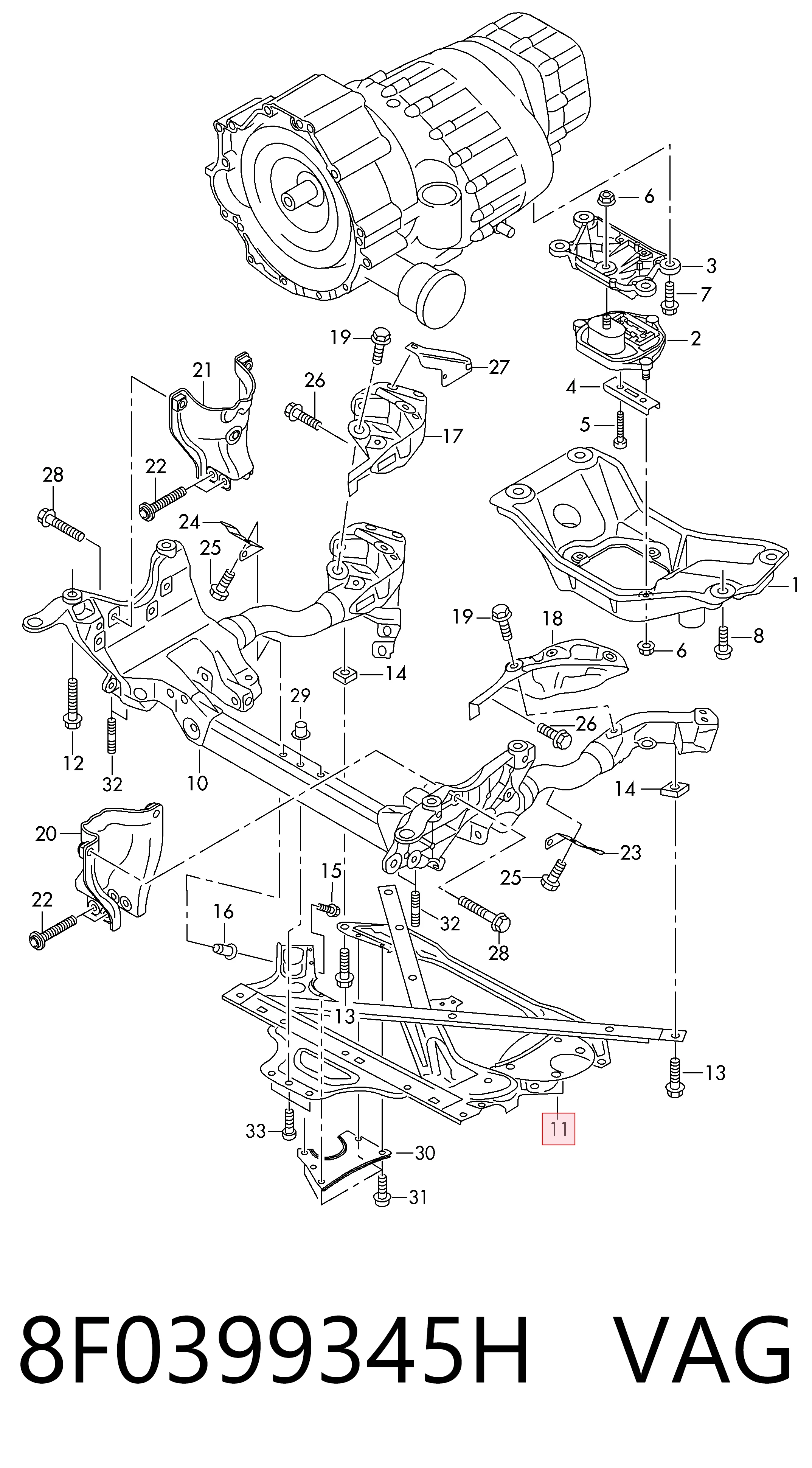 8F0399345H VAG 