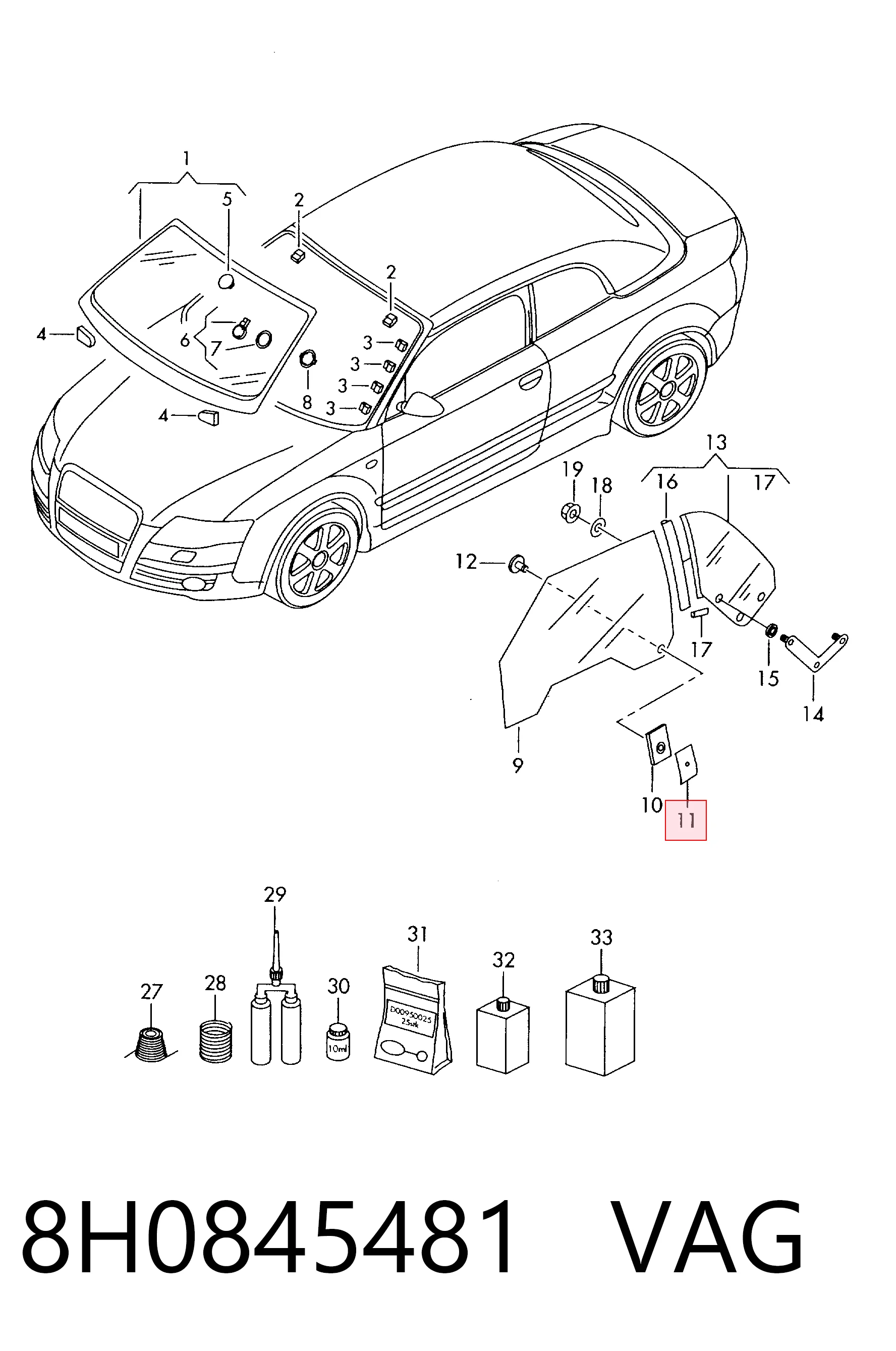 8H0845481 VAG