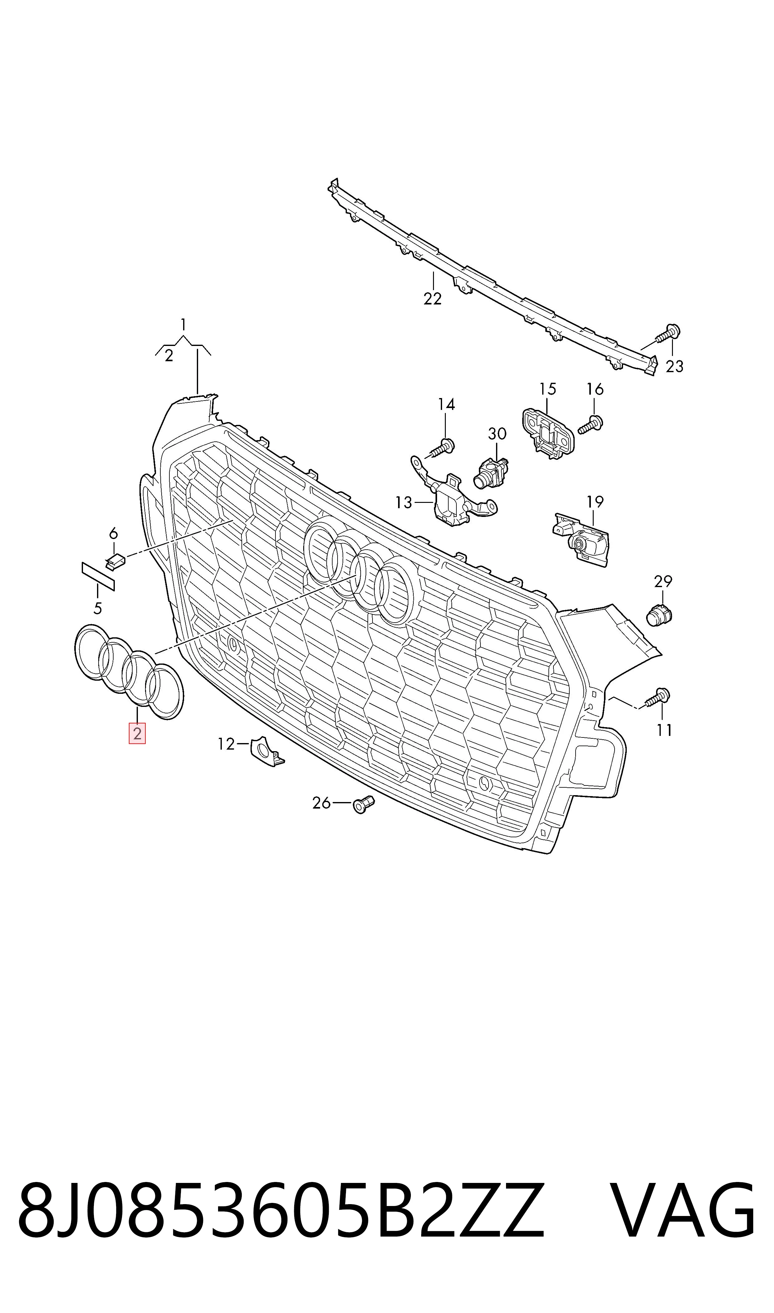  VAG 8J0853605B2ZZ цена, от 44.34 USD