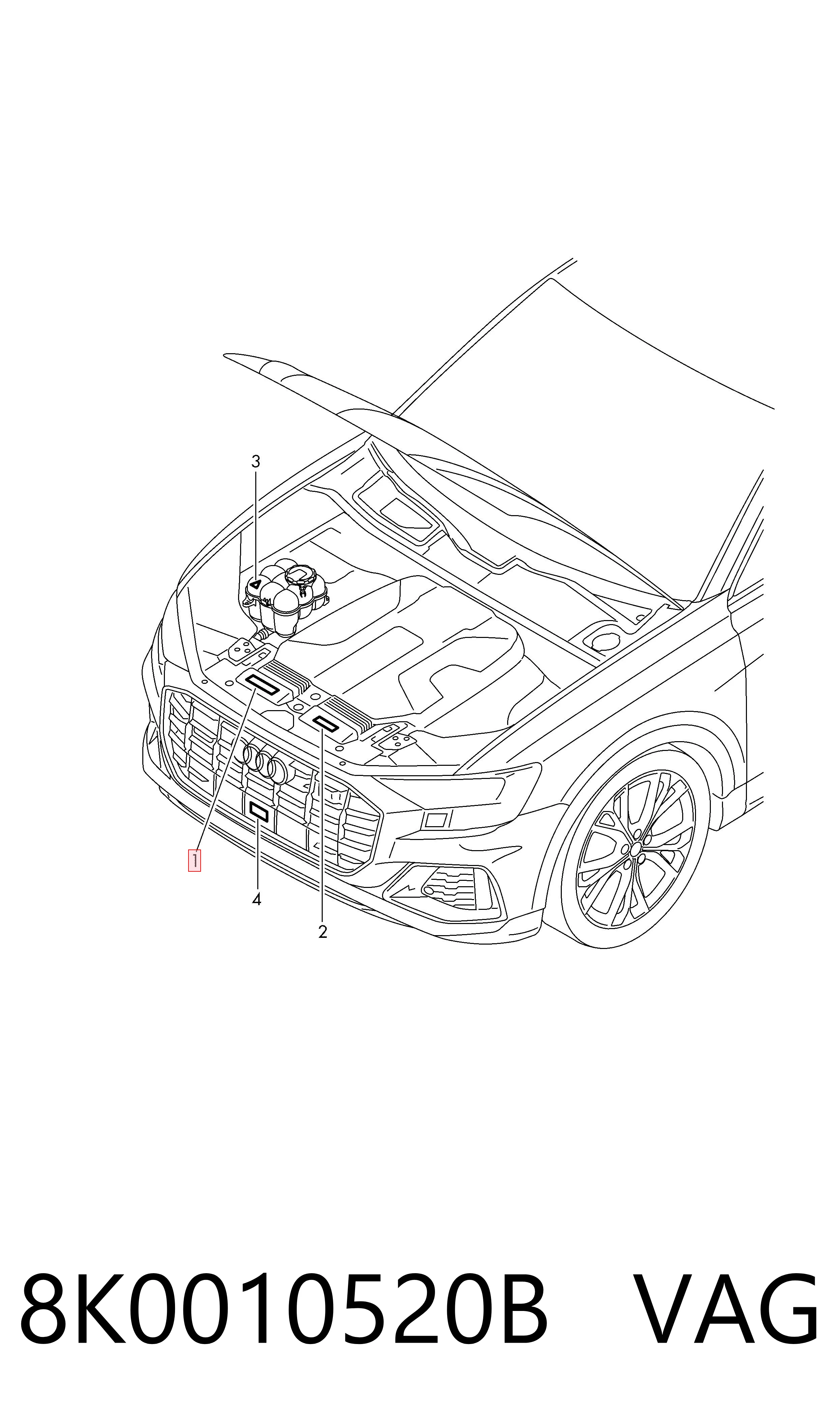 8K0010520B VAG 