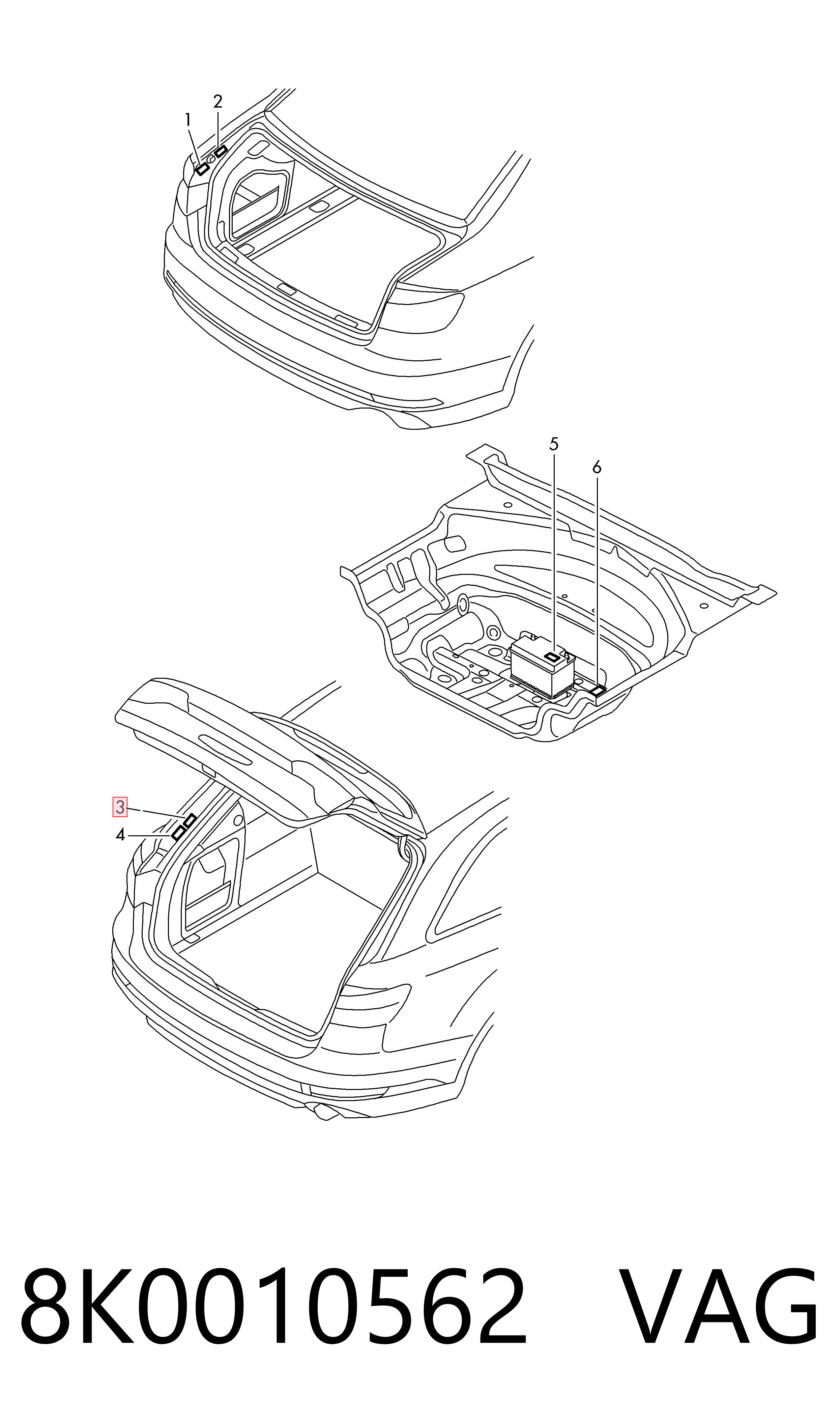 8K0010562 VAG 