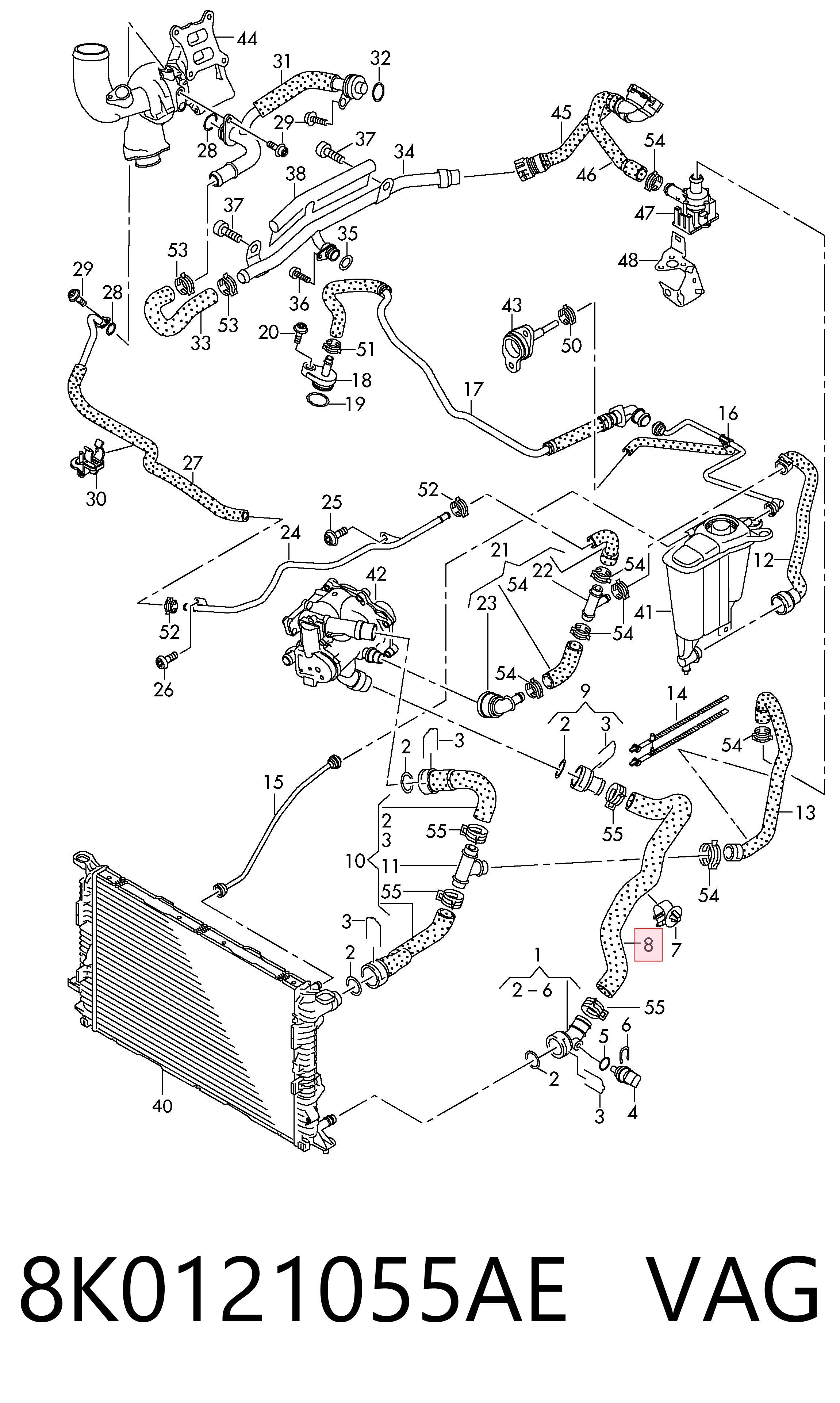 8K0121055AE VAG 