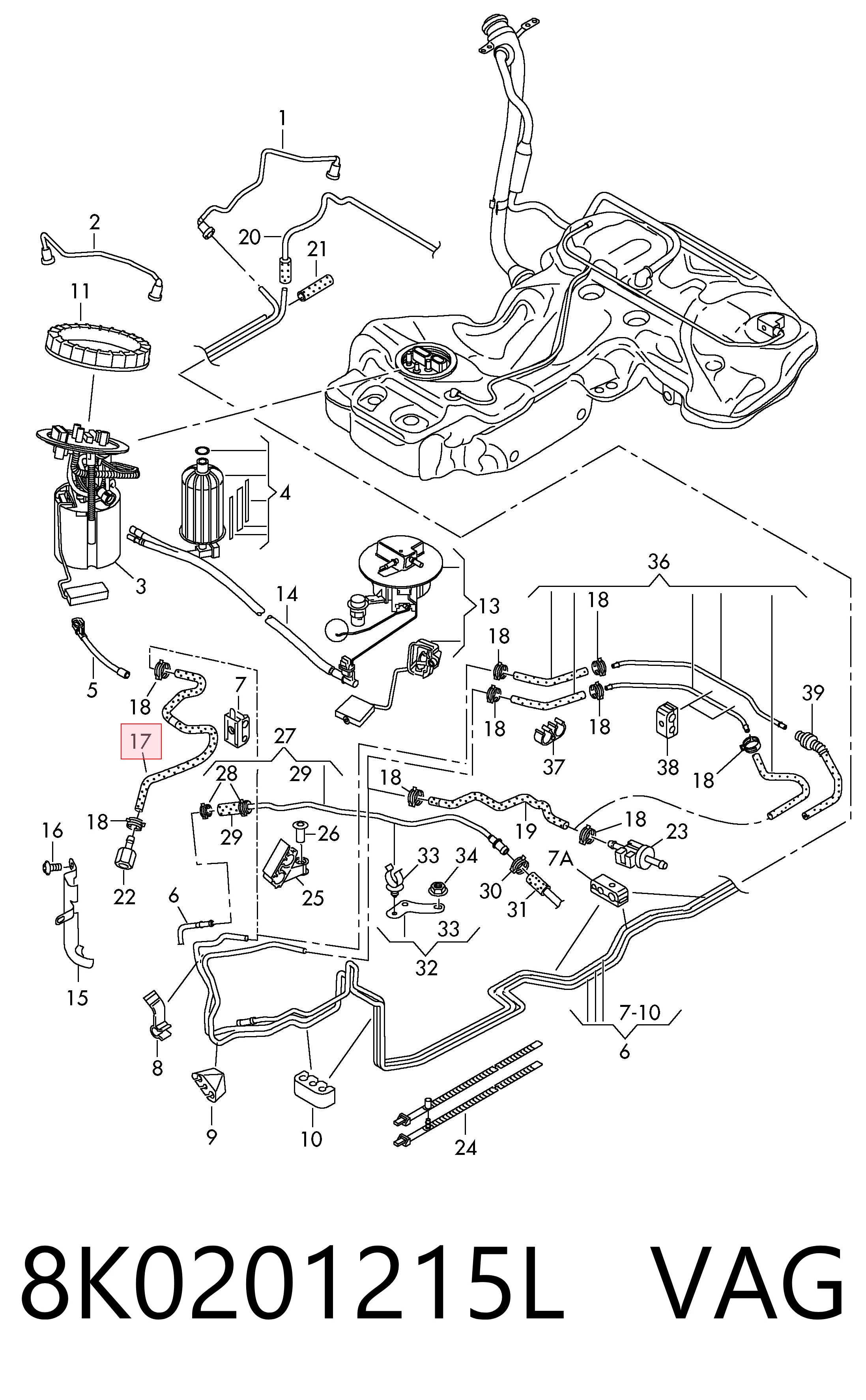 8K0201215L VAG 